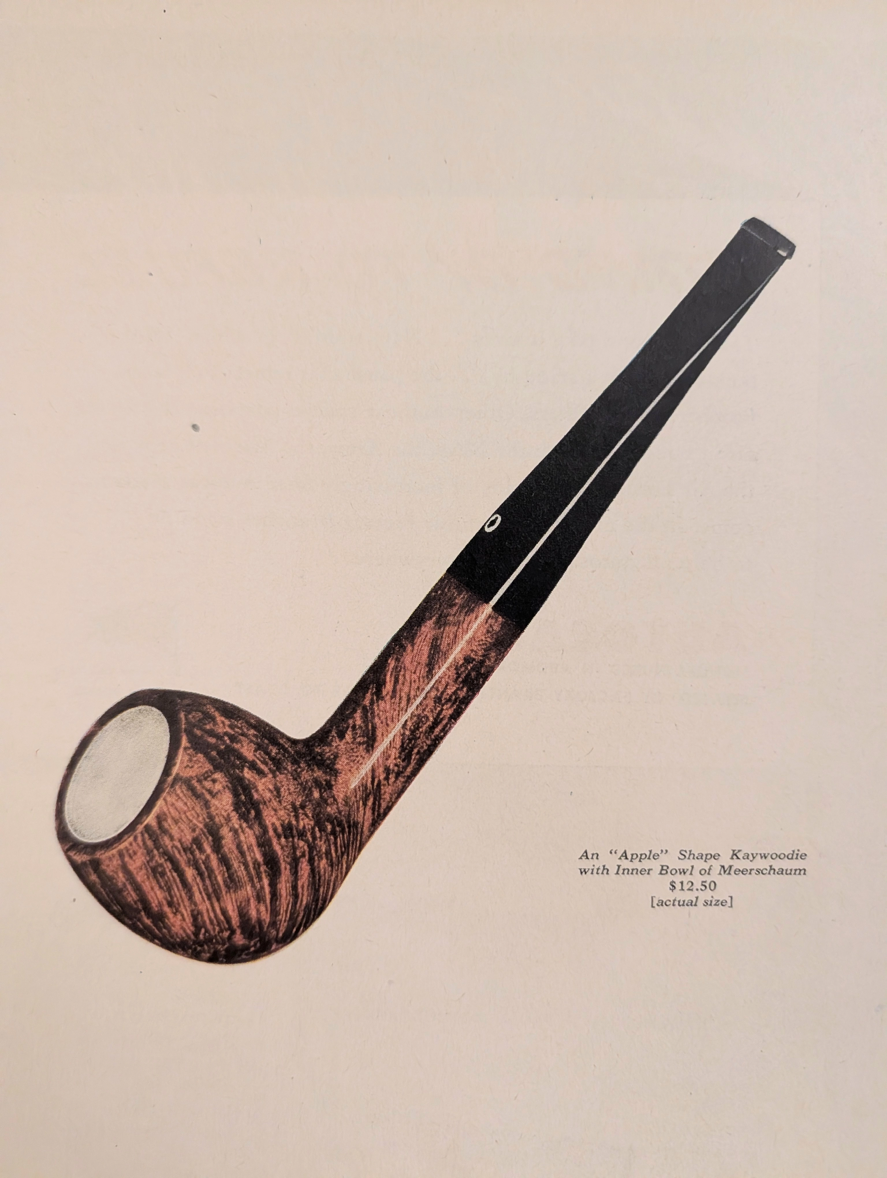 タイムトラベラーの記録 (The Time Traveller's Dossier) : 1943年 ケイウッディのパイプ - 戦前のブライア材の贅沢 — The Record Institute Journal