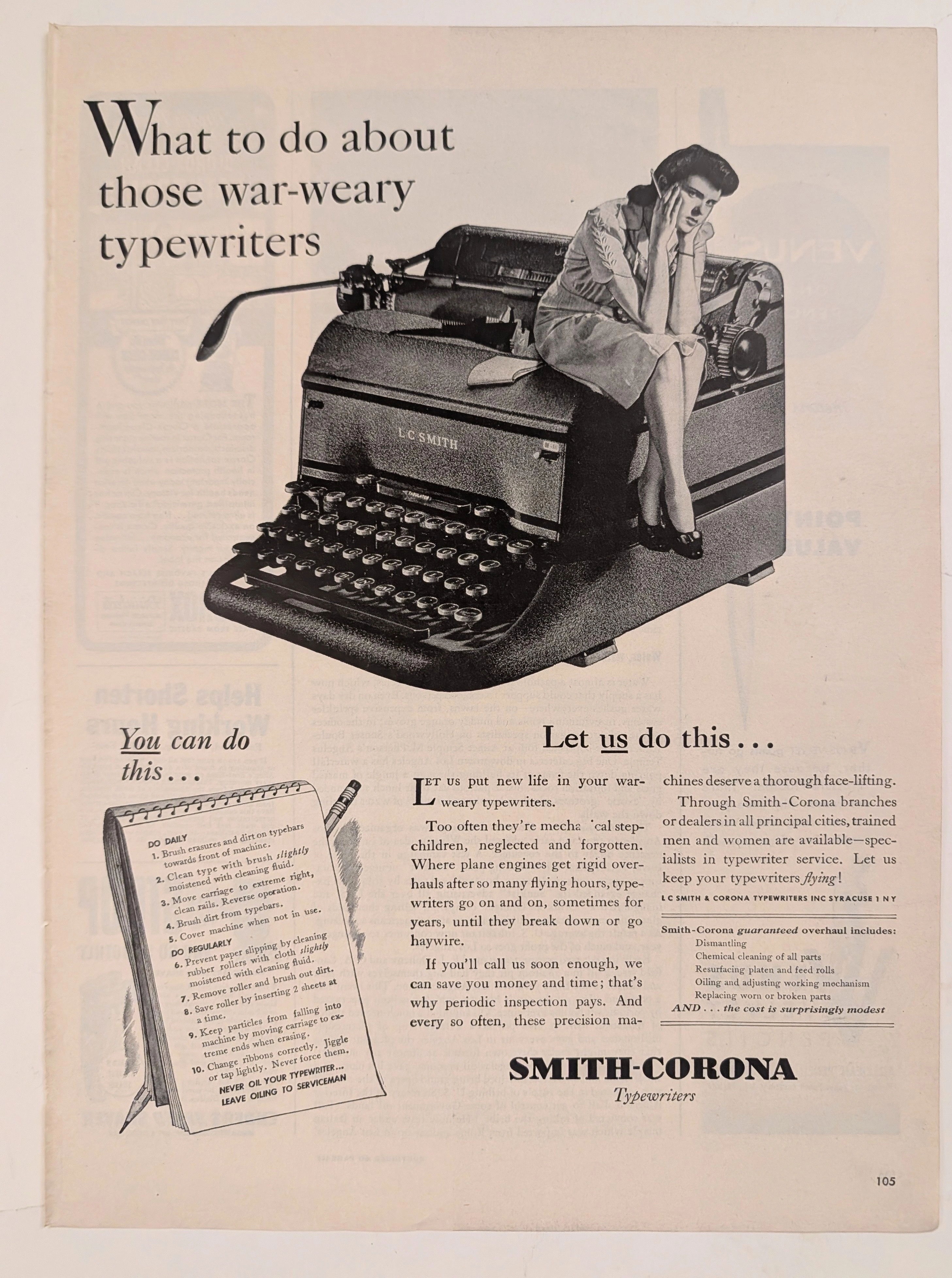 The Time Traveller's Dossier : Smith-Corona - The Mechanics of Endurance — The Record Institute Journal