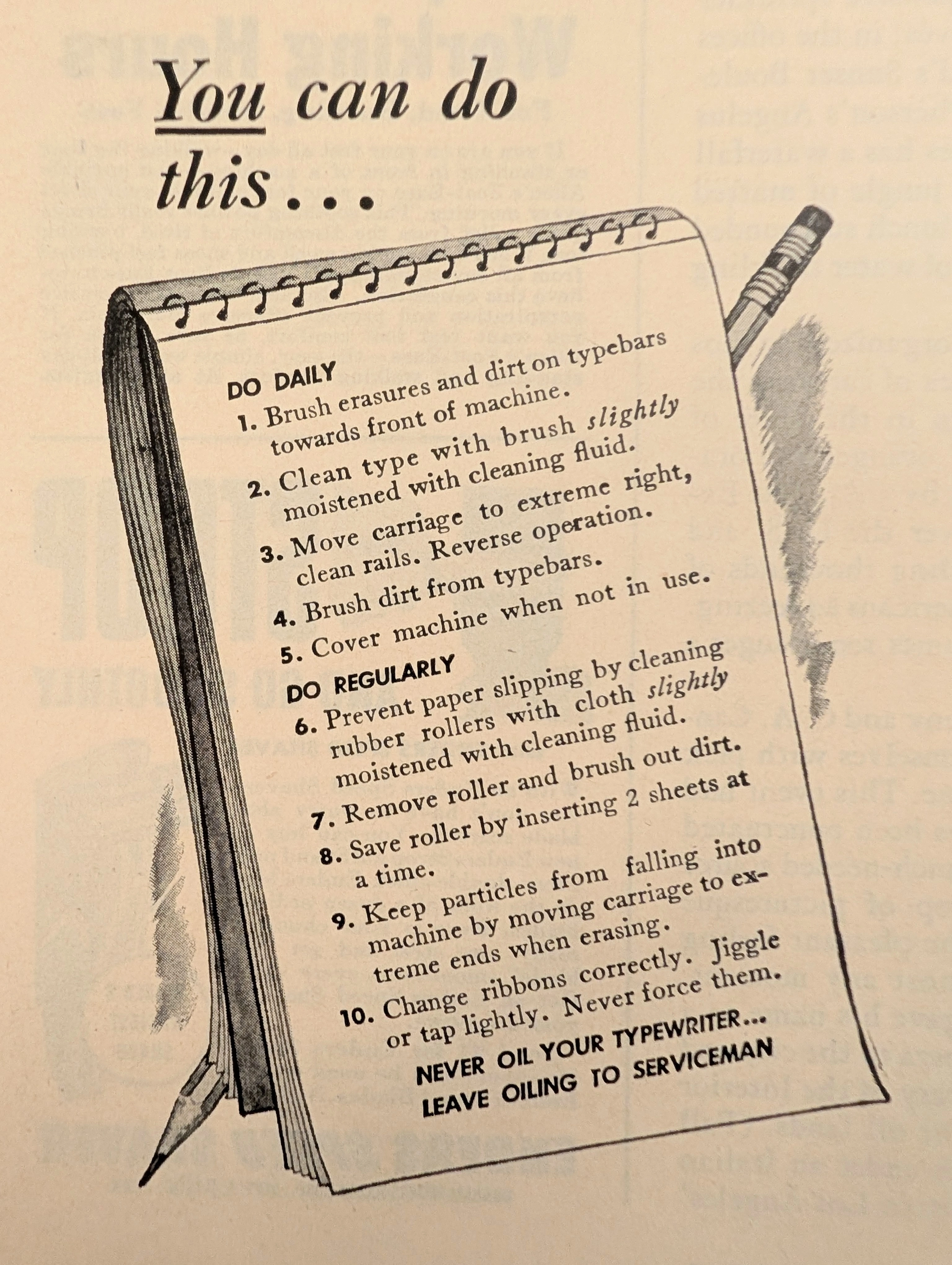 시간 여행자의 파일 : 스미스 코로나(Smith-Corona) - 인내의 메커니즘 — The Record Institute Journal