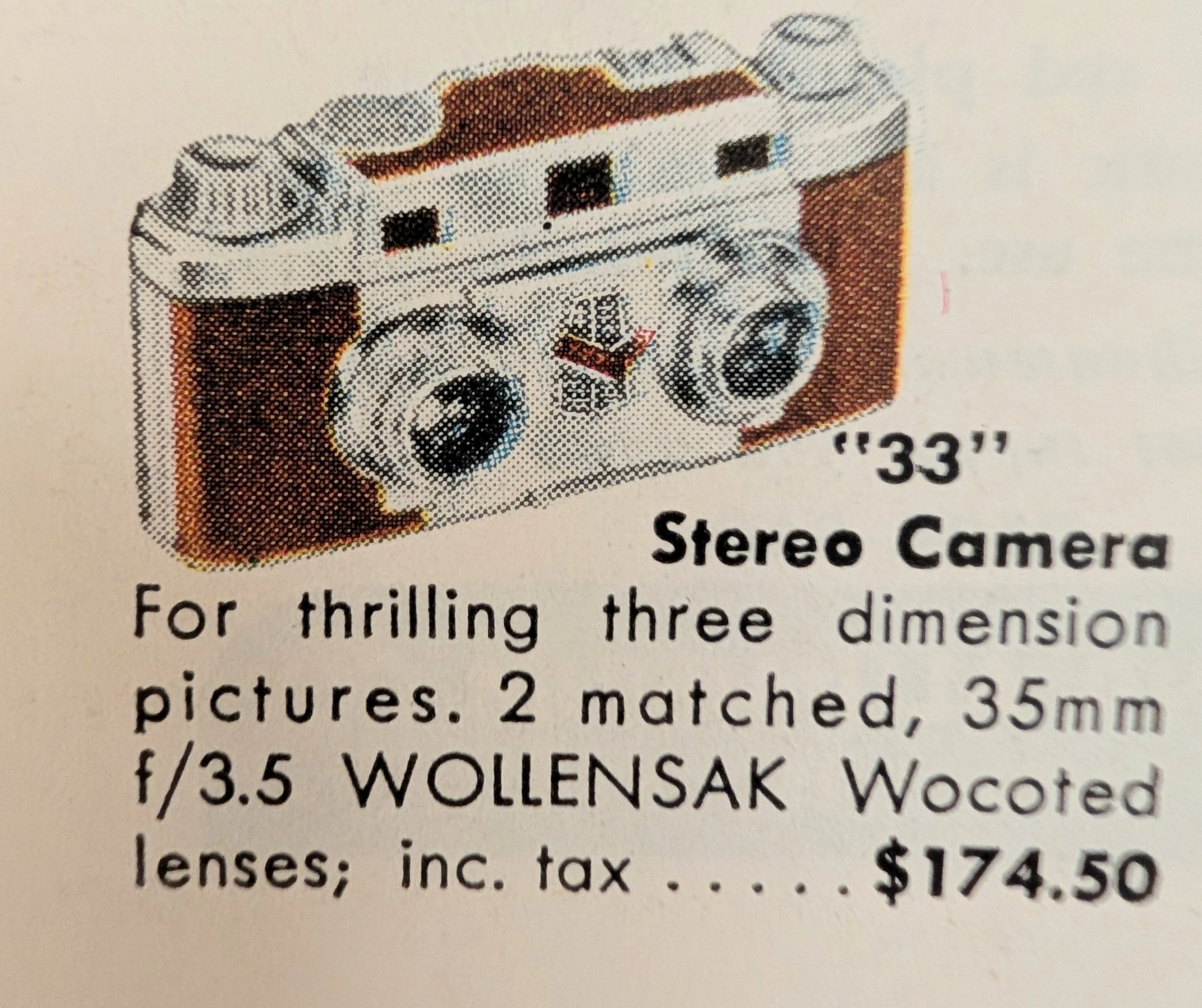 1954년 리비어(Revere) 888 슬라이드 프로젝터 빈티지 광고 — 썸네일 3