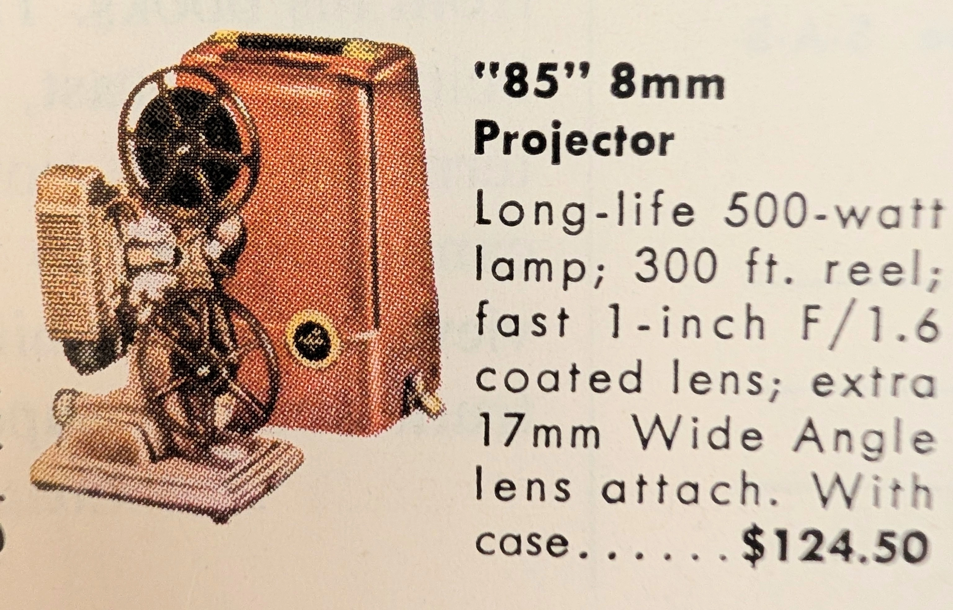 1954년 리비어(Revere) 888 슬라이드 프로젝터 빈티지 광고 — 썸네일 5