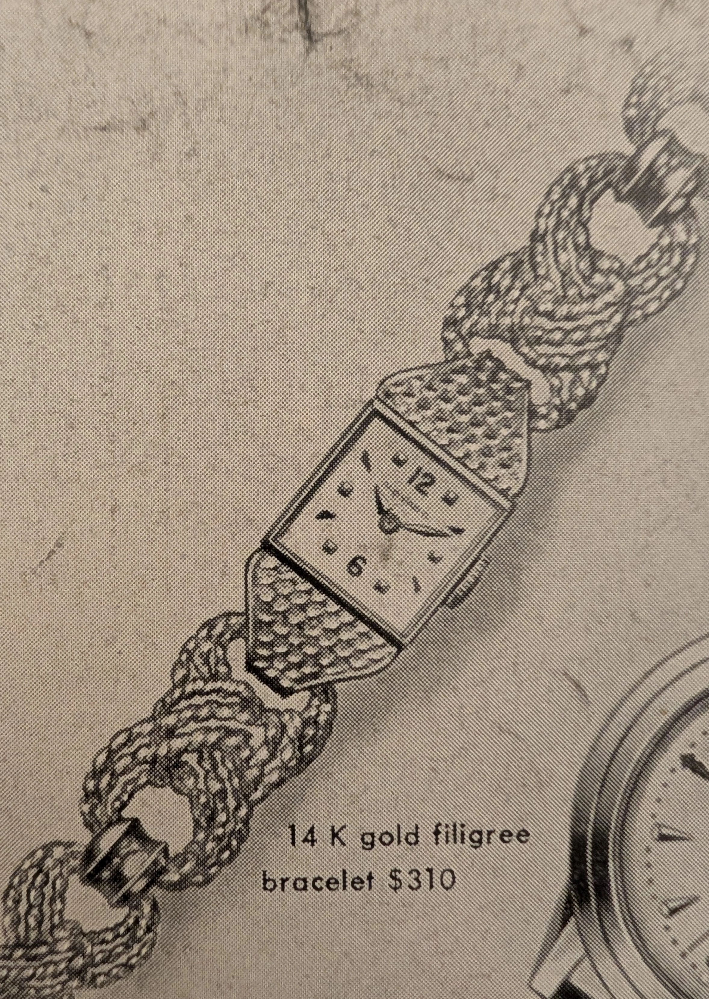 1955 Movado Luxury Timepieces Vintage Advertisement — Thumbnail 4