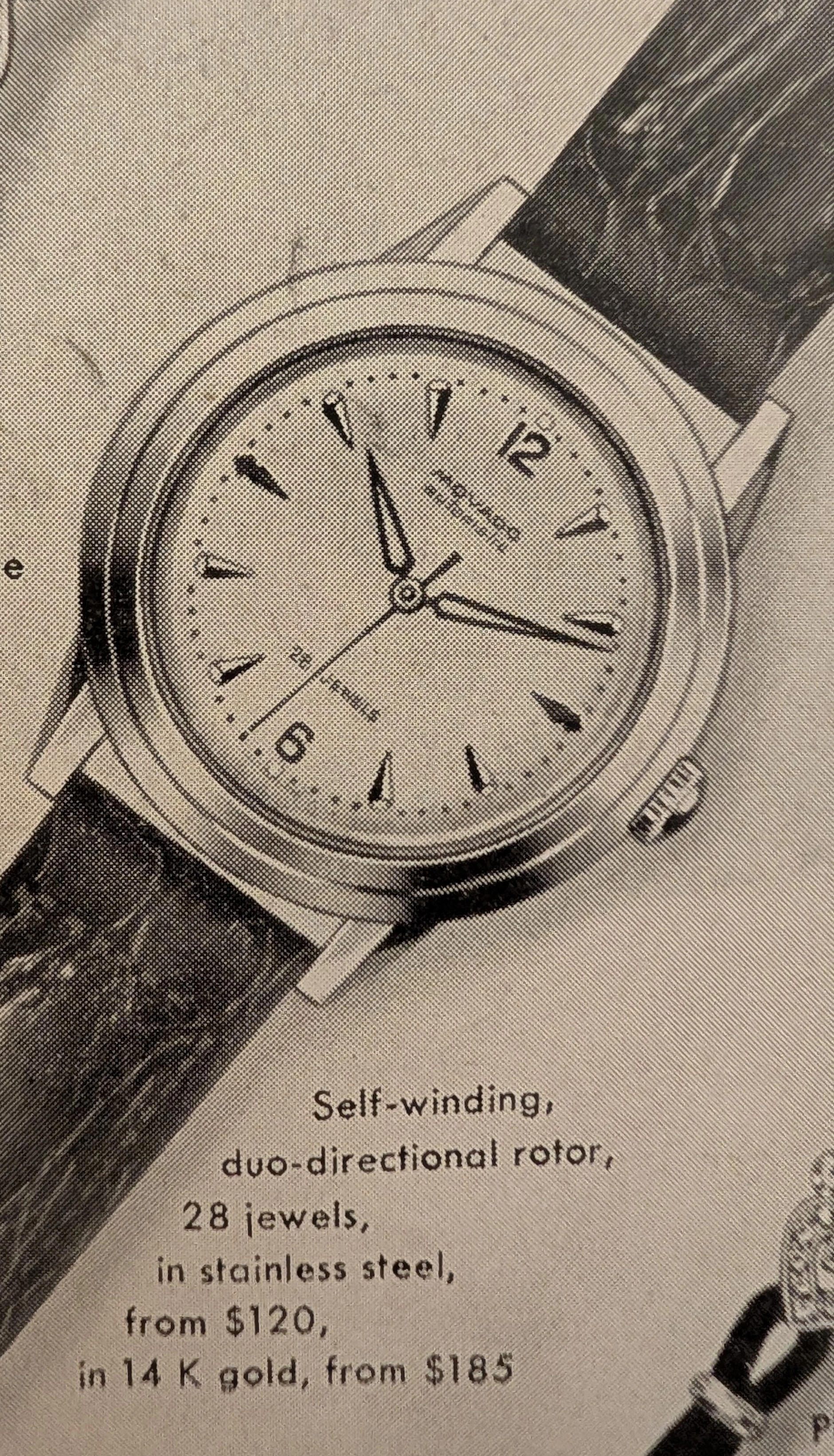 1955 Movado Luxury Timepieces Vintage Advertisement — Thumbnail 3