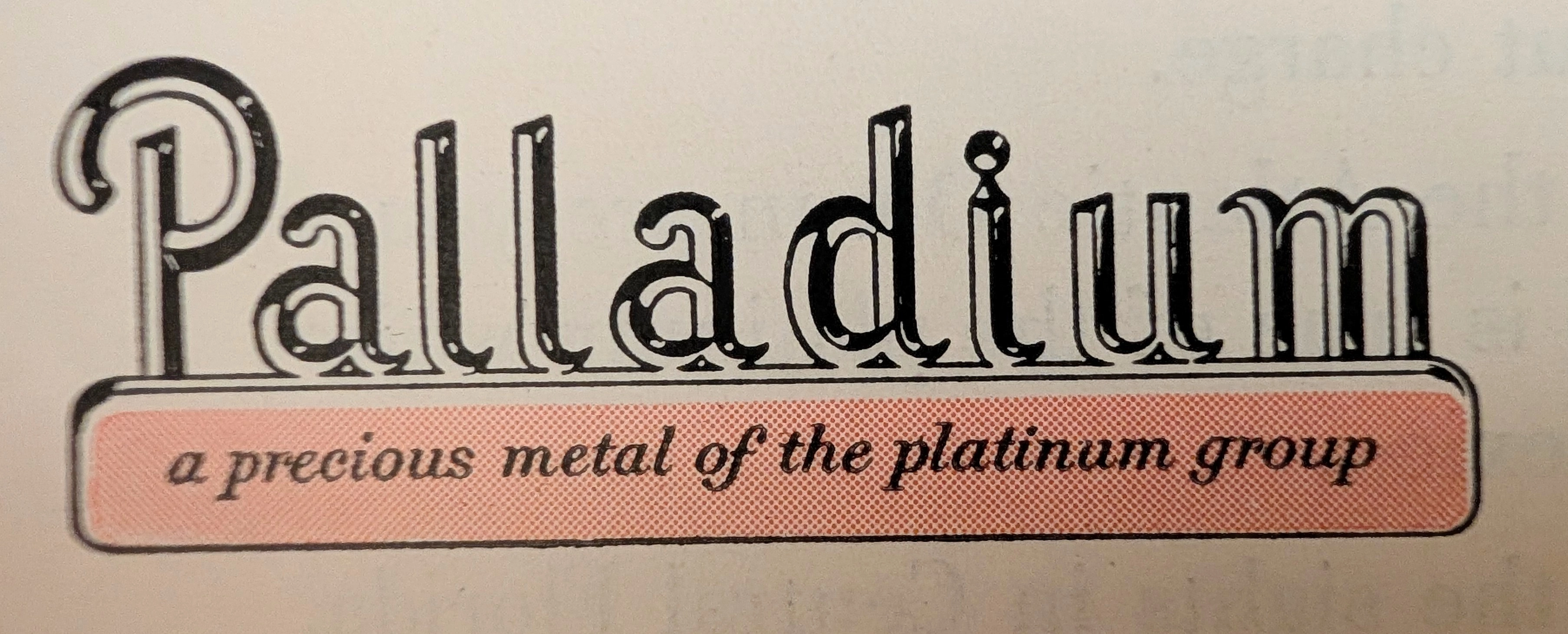 The Time Traveller's Dossier : Palladium - Engineered Luxury — The Record Institute Journal