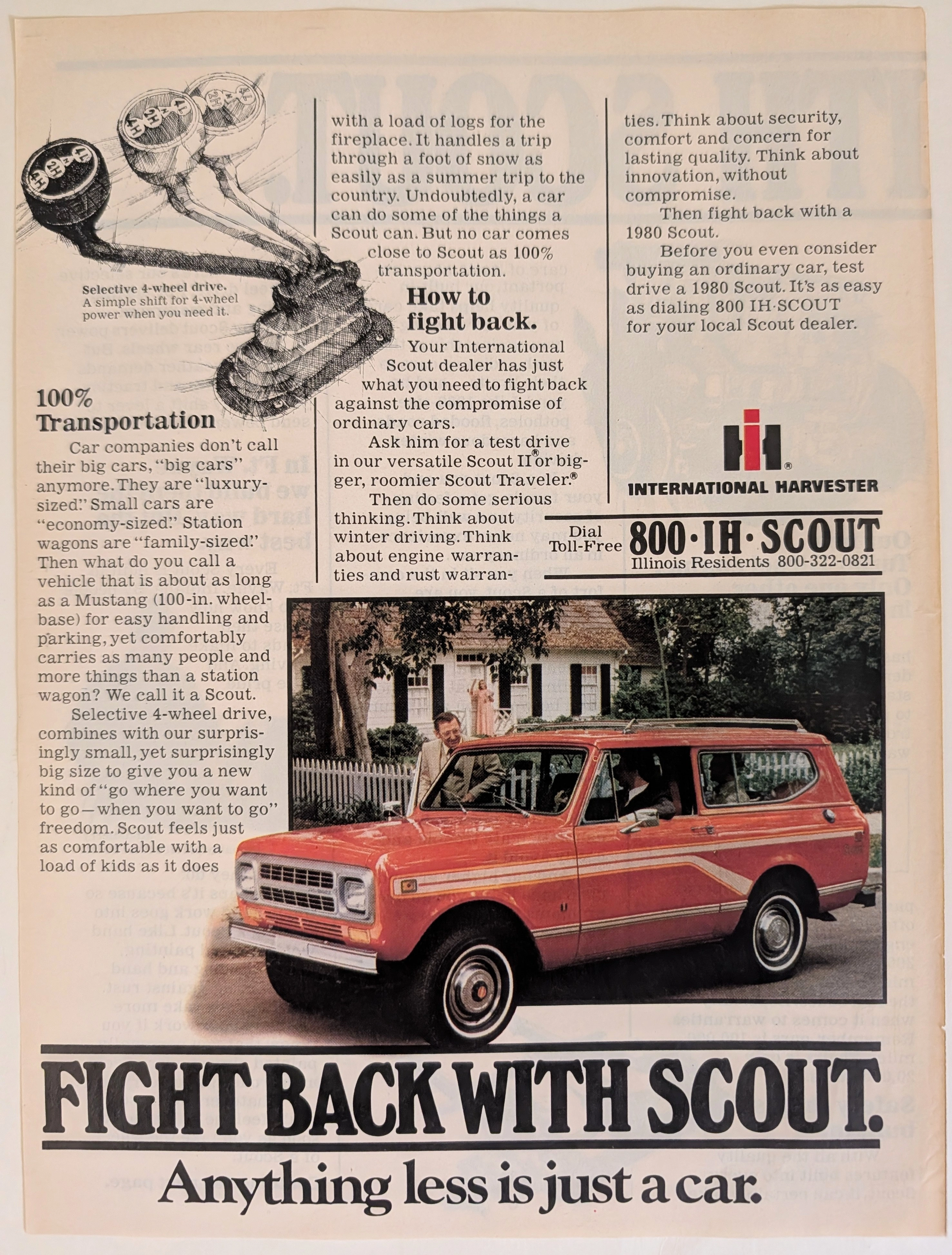 시간 여행자의 조서 : 1980 IH 스카우트(Scout) - SUV의 창세기 — related article