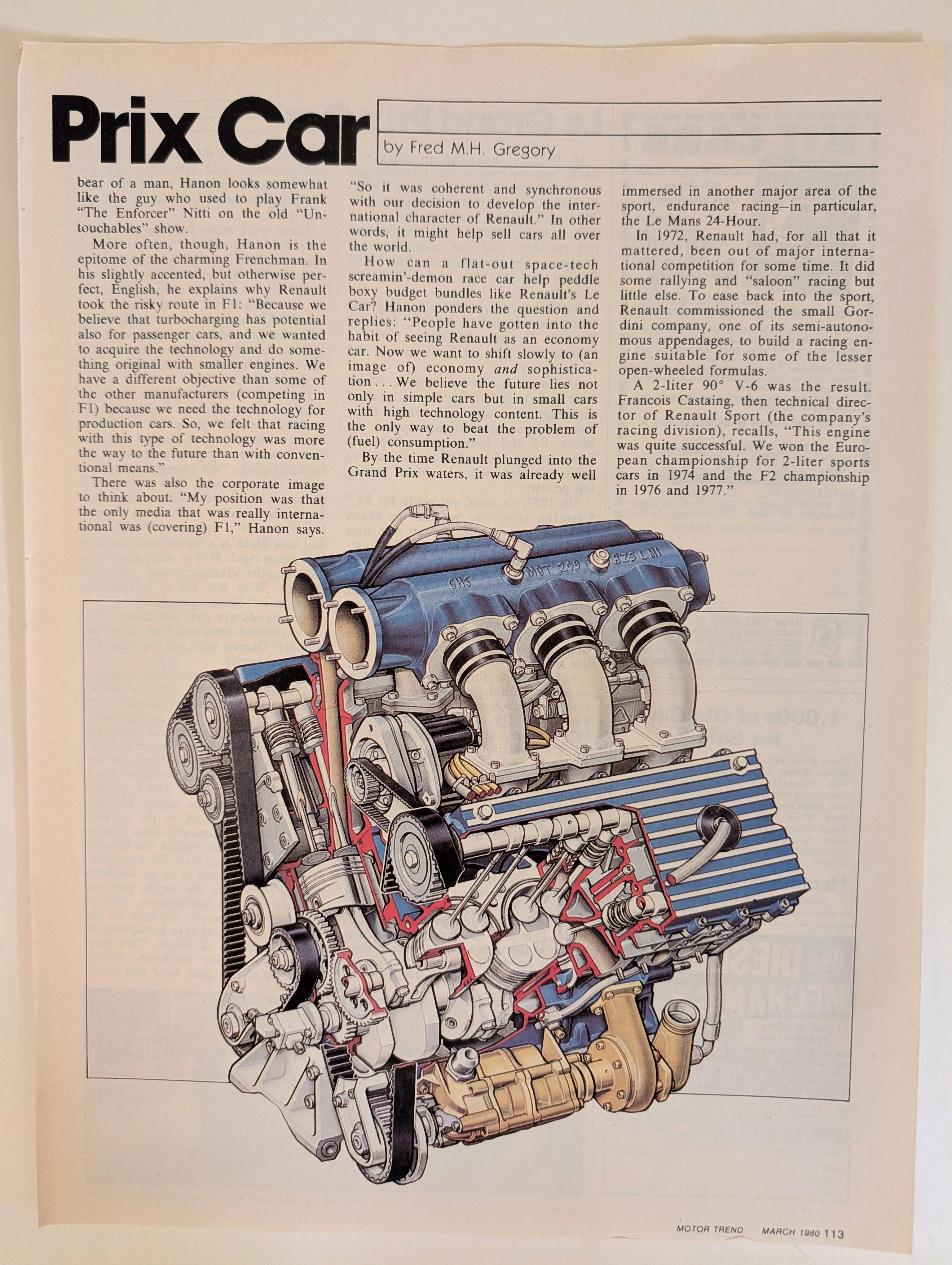 The Time Traveller's Dossier: The Heart of the Yellow Teapot – Renault's 1.5L V6 Turbo — The Record Institute Journal
