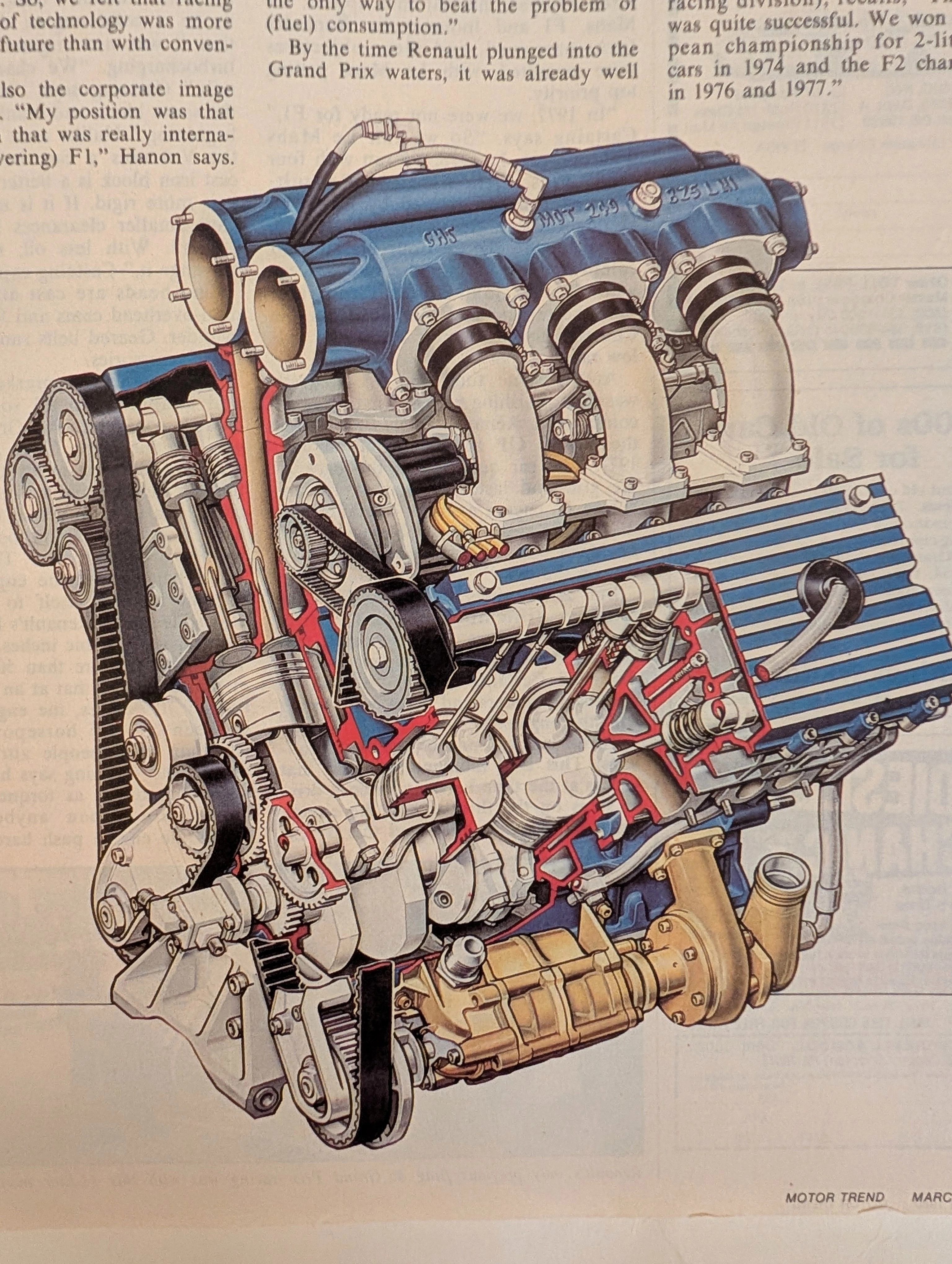 The Time Traveller's Dossier: The Heart of the Yellow Teapot – Renault's 1.5L V6 Turbo — The Record Institute Journal