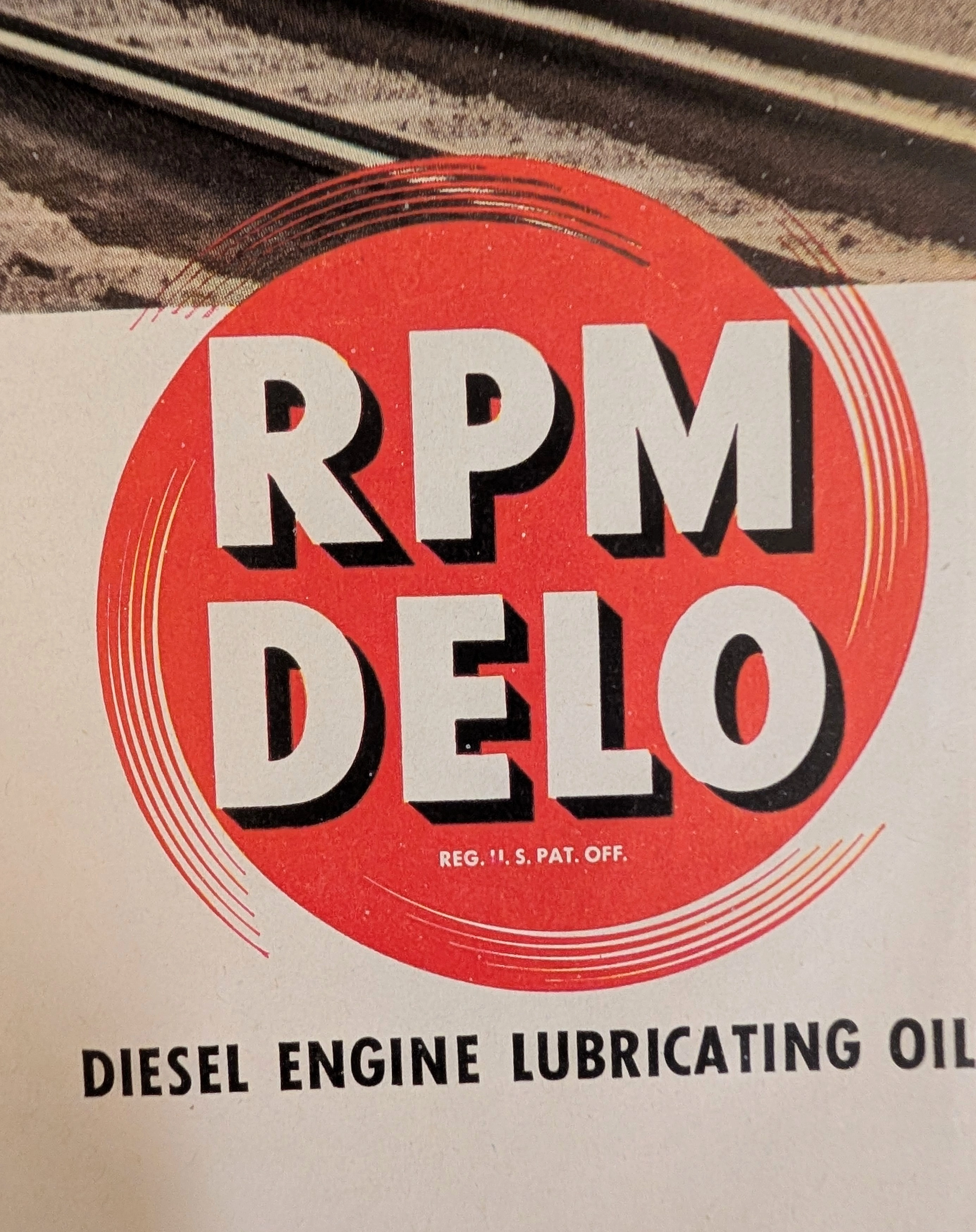 1949 Rio Grande Train & RPM DELO Oil Vintage Advertisement — Thumbnail 4