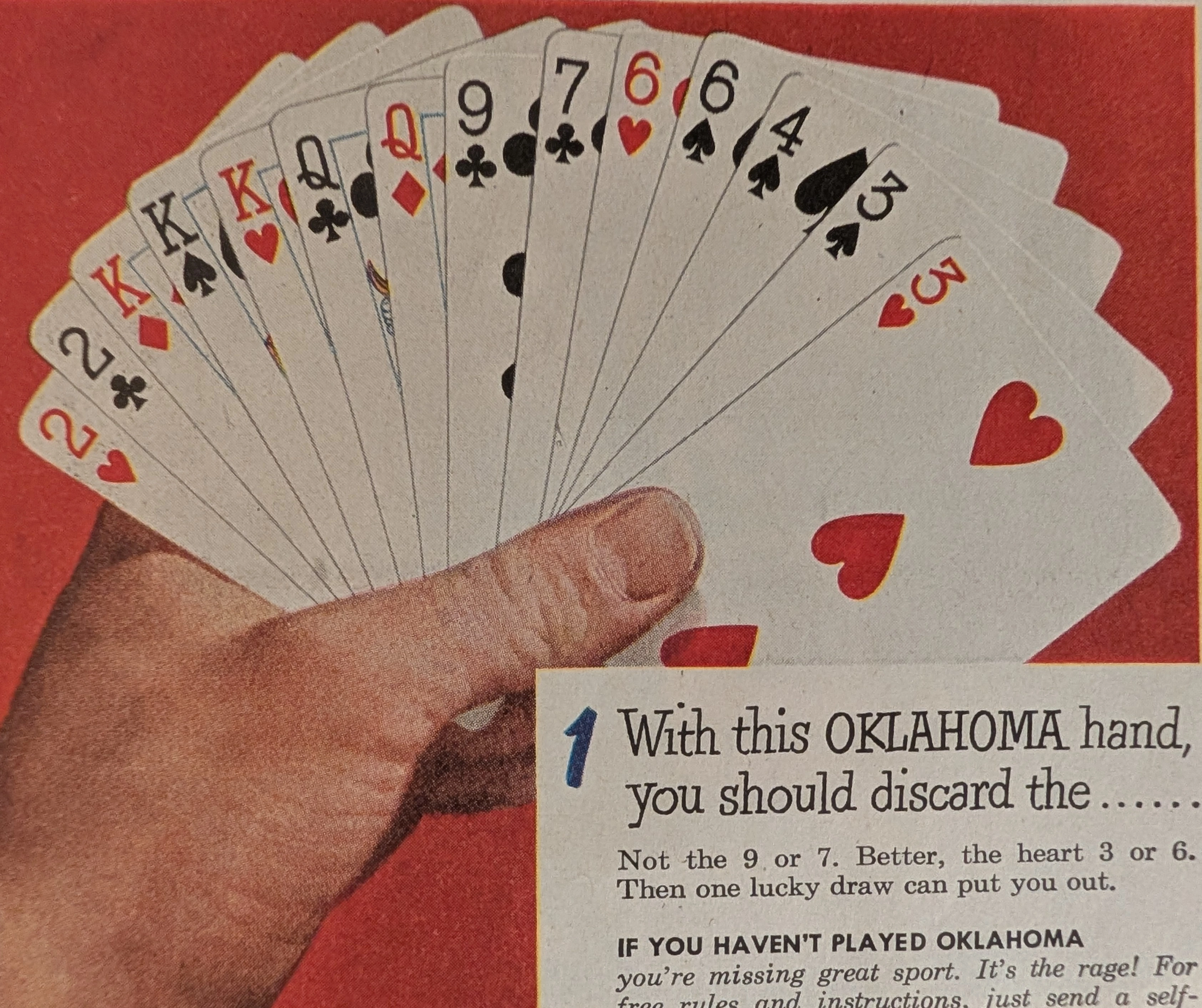 1948 Bicycle Playing Cards "Quiz No. 4" Vintage Advertisement — Thumbnail 6