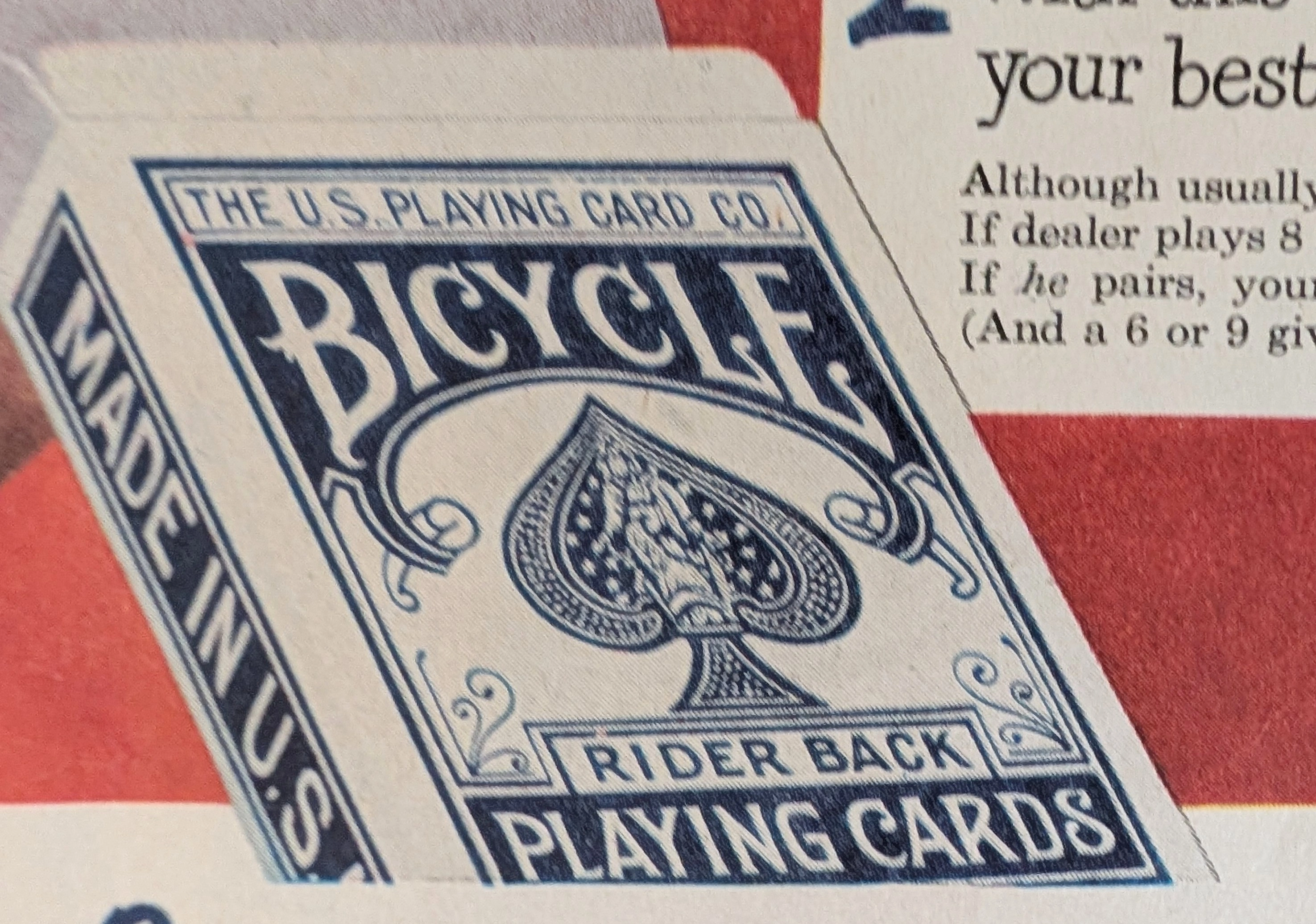 1948 Bicycle Playing Cards "Quiz No. 4" Vintage Advertisement — Thumbnail 2