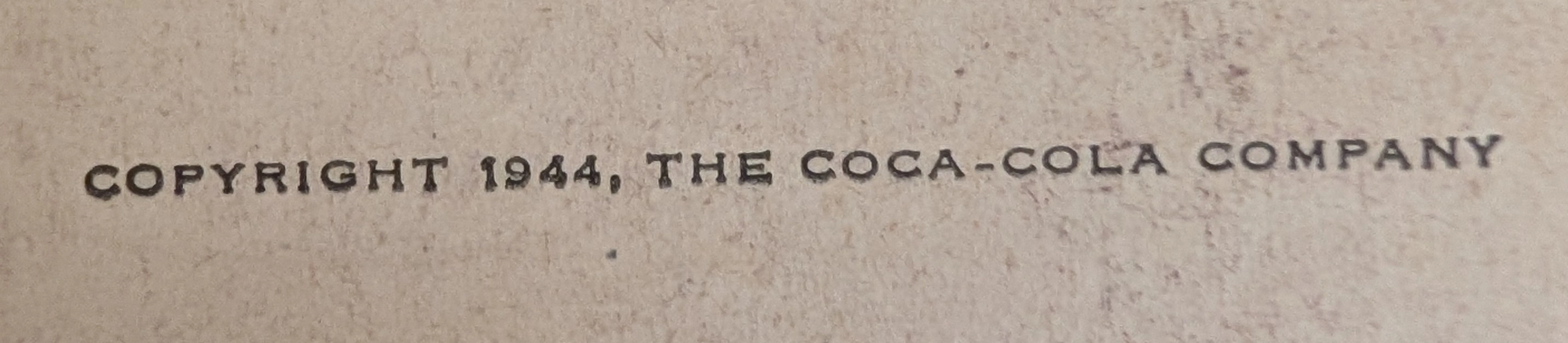 タイムトラベラーの記録 (The Time Traveller's Dossier) : コカ・コーラ 1944 - 兵器化された士気 — The Record Institute Journal