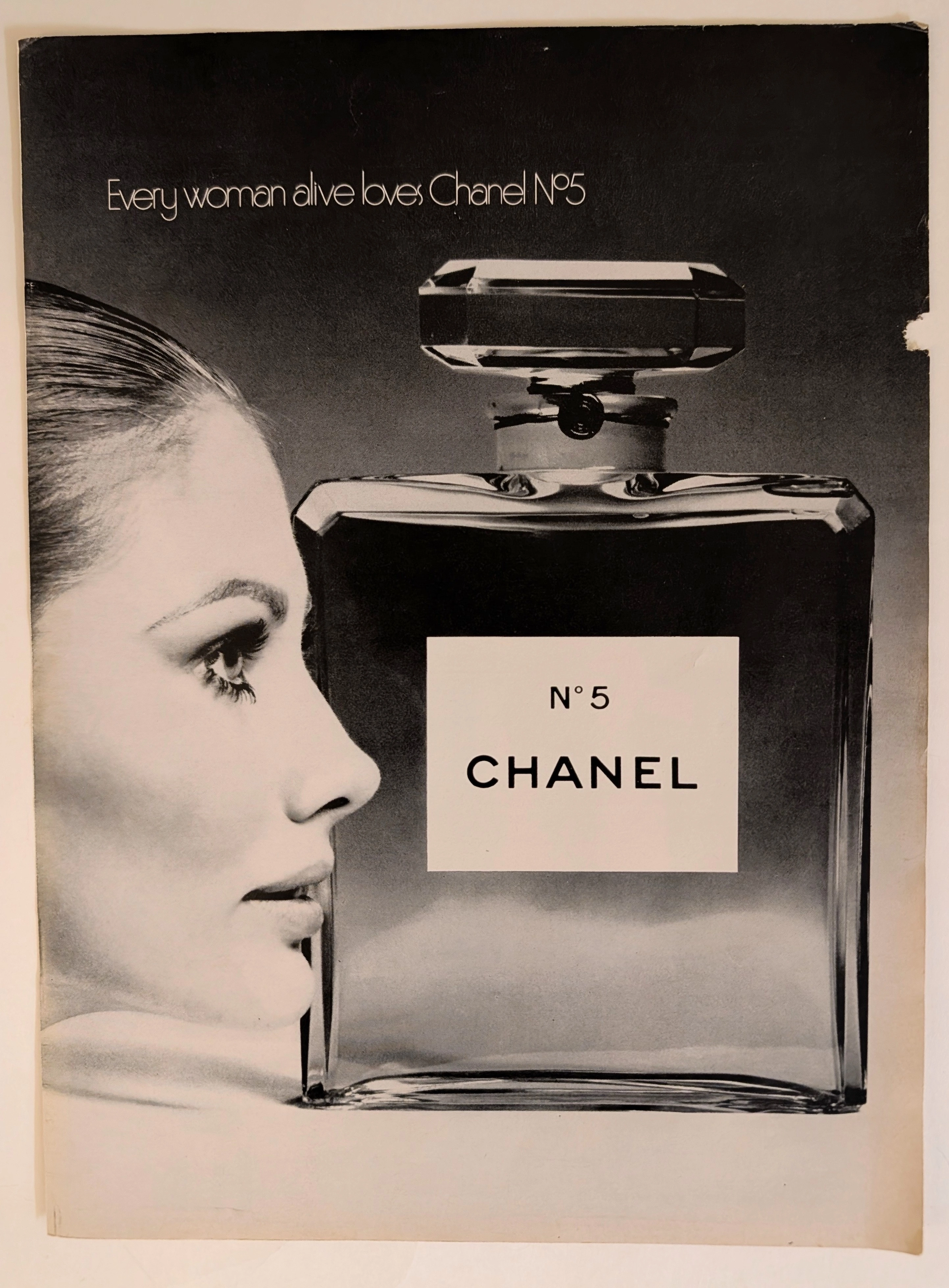 1960s Chanel N°5 "Every Woman Alive" Vintage Advertisement — related by taxonomy
