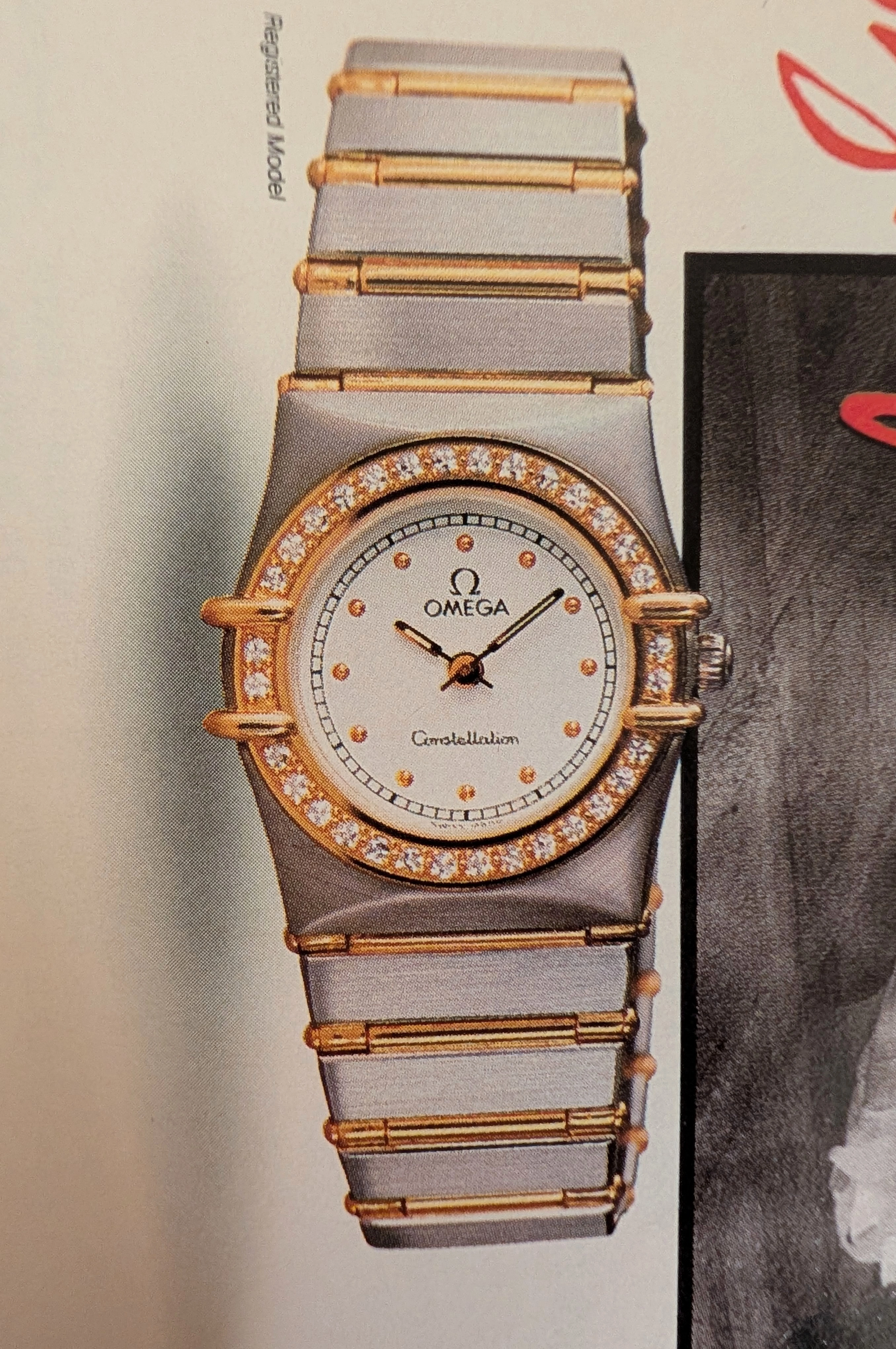 1988 OMEGA Constellation "Significant Moments" ヴィンテージ広告 — サムネイル 5
