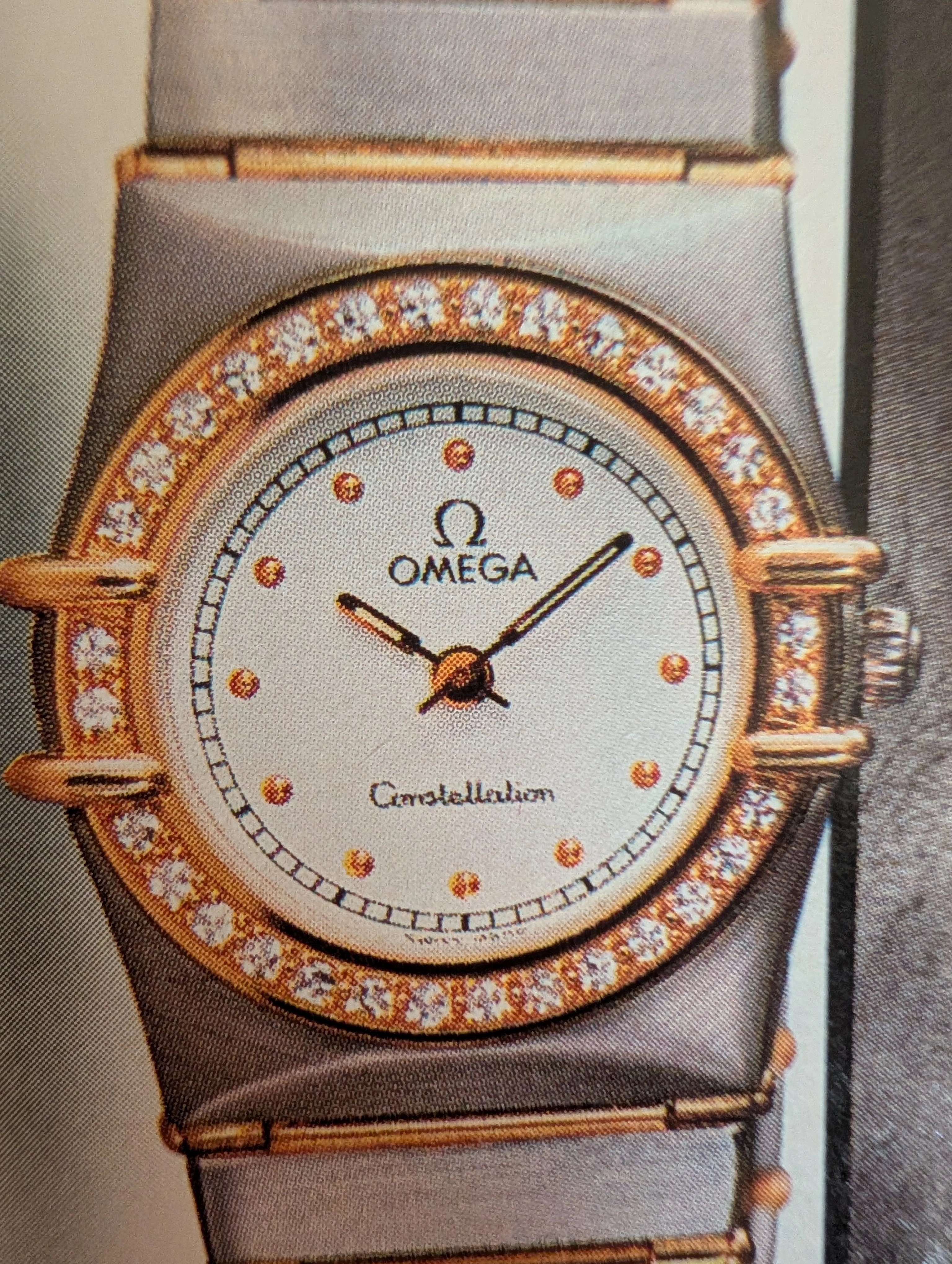 1988 OMEGA Constellation "Significant Moments" ヴィンテージ広告 — サムネイル 6