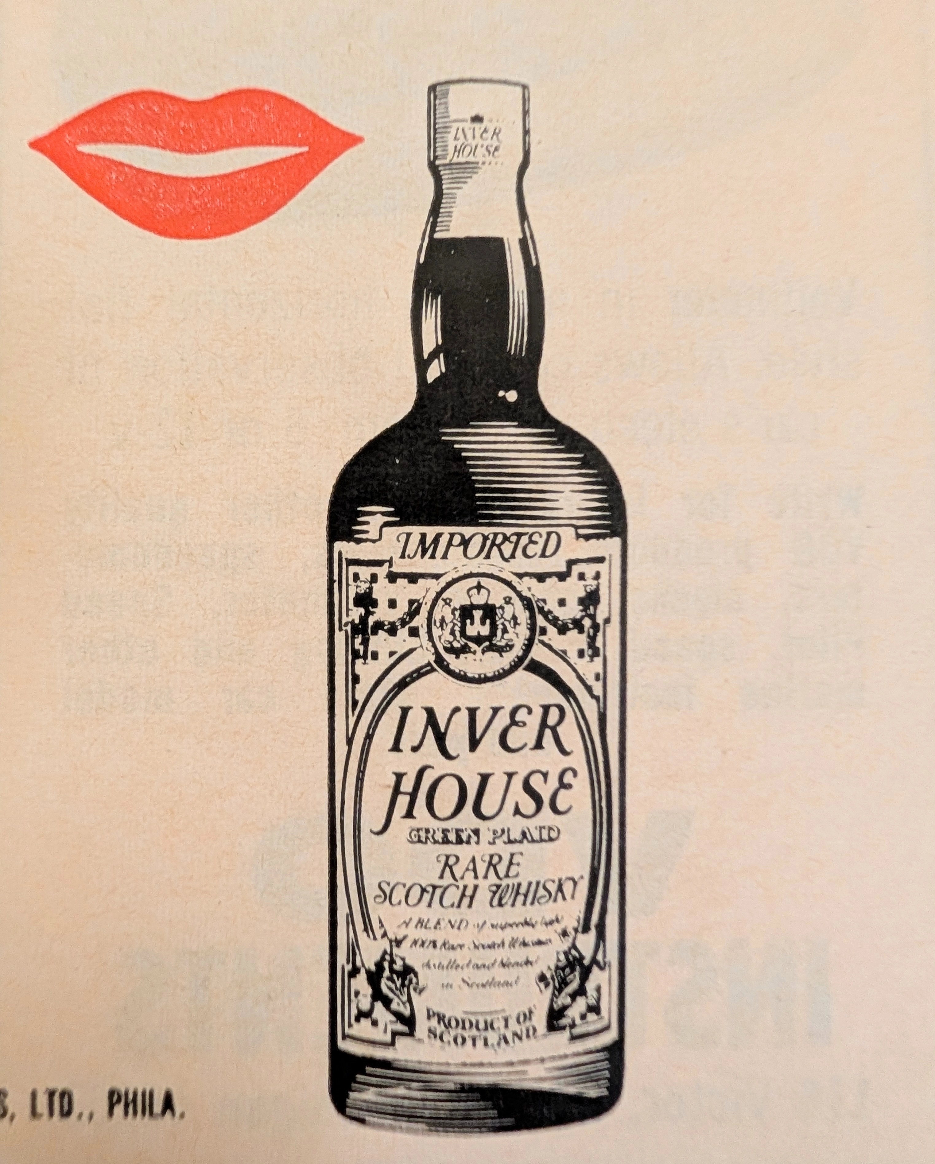 The Time Traveller's Dossier: Inver House Scotch 1967 - The Golden Age of Endurance — The Record Institute Journal
