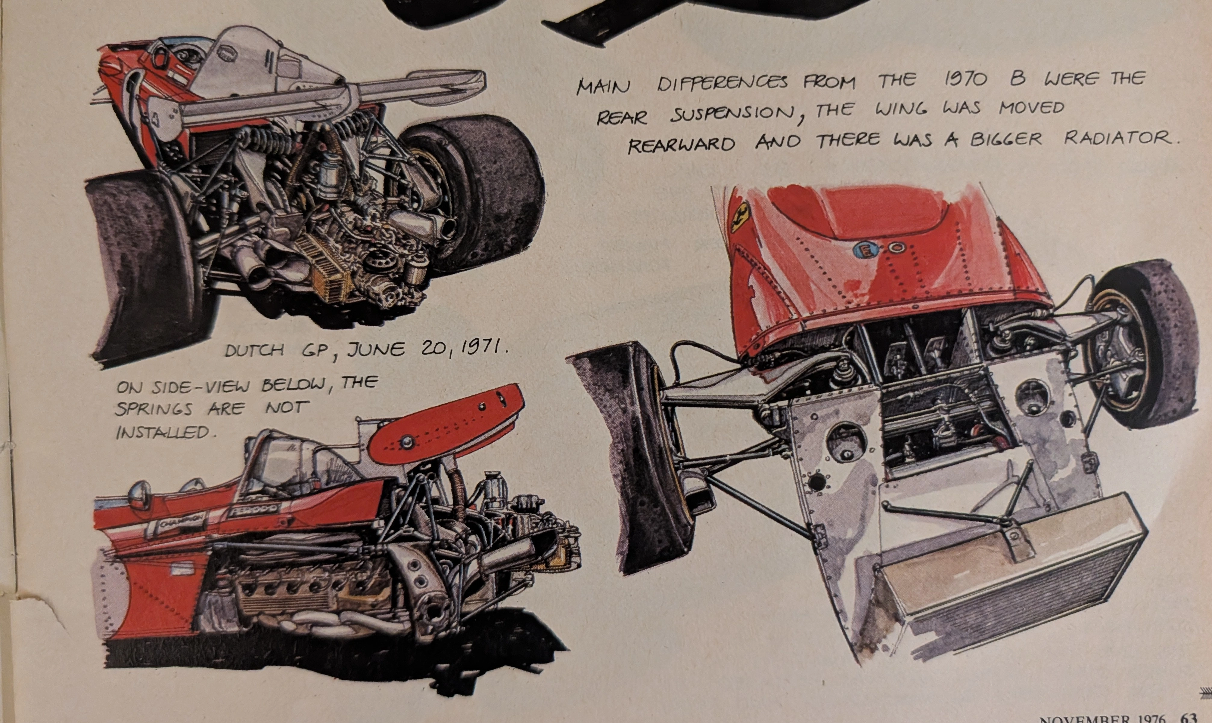 タイムトラベラーの記録 (The Time Traveller's Dossier) : フェラーリ 312 F1 - 空気力学への服従 — The Record Institute Journal