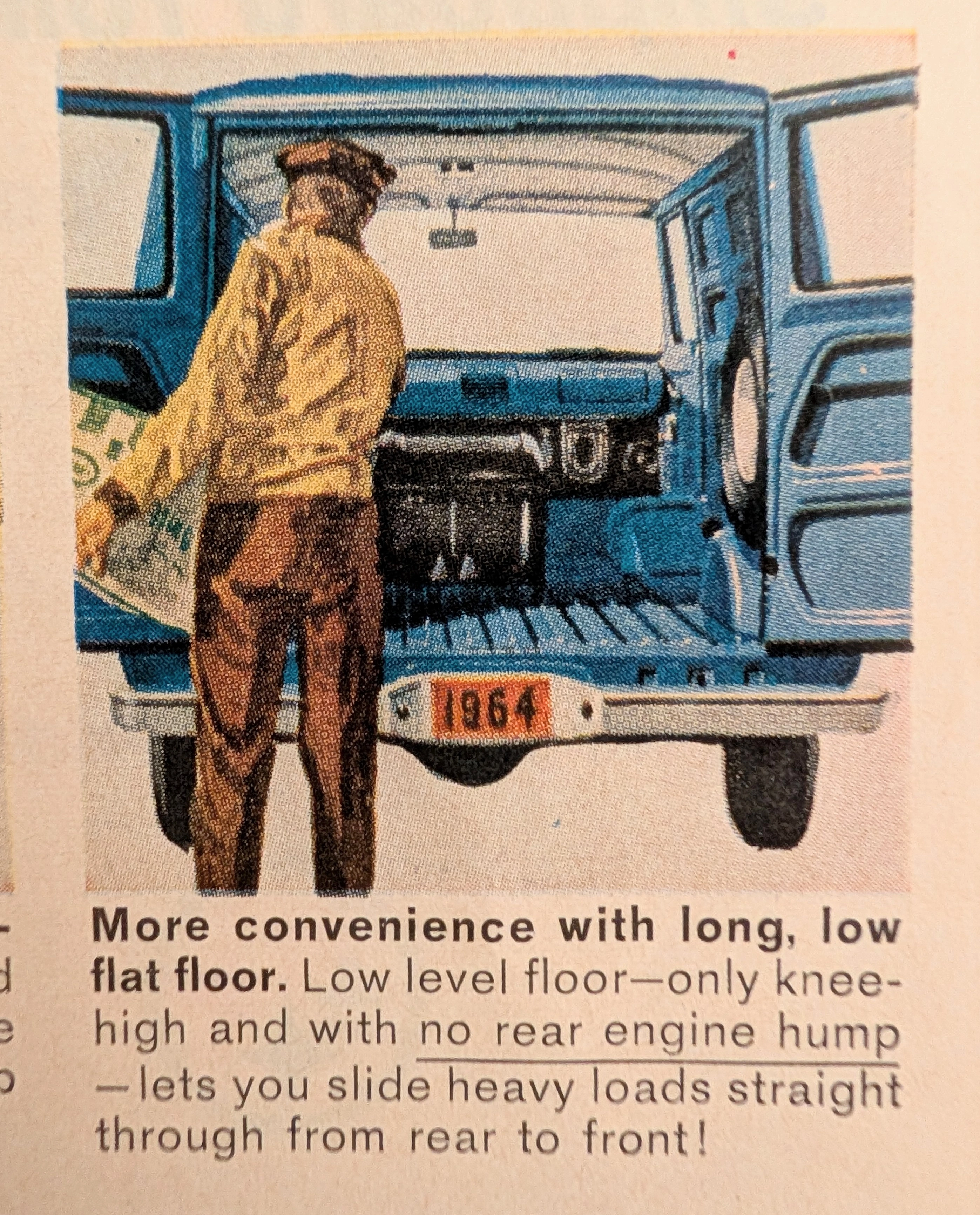 Publicité Vintage Fourgonnette Ford Econoline 1964 – Découvrez l'histoire et l'ingénierie du camion de livraison préféré de l'Amérique des années 1960. — Vignette 4