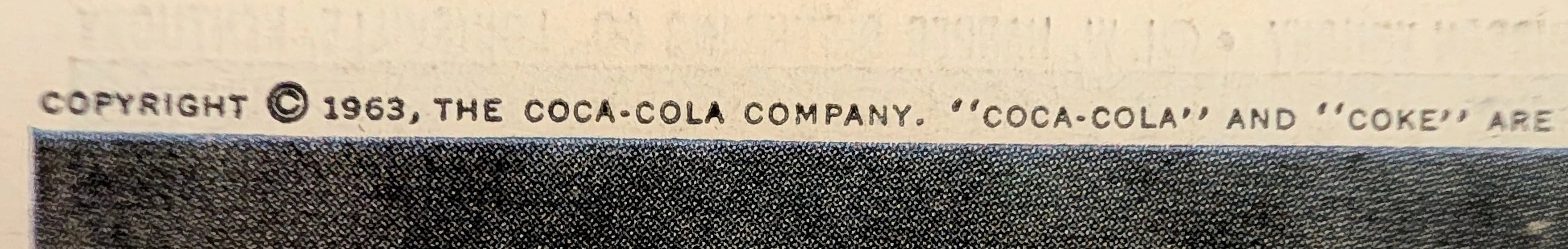 The Time Traveller's Dossier : 1963 Coca-Cola - The Culinary Symbiosis — The Record Institute Journal