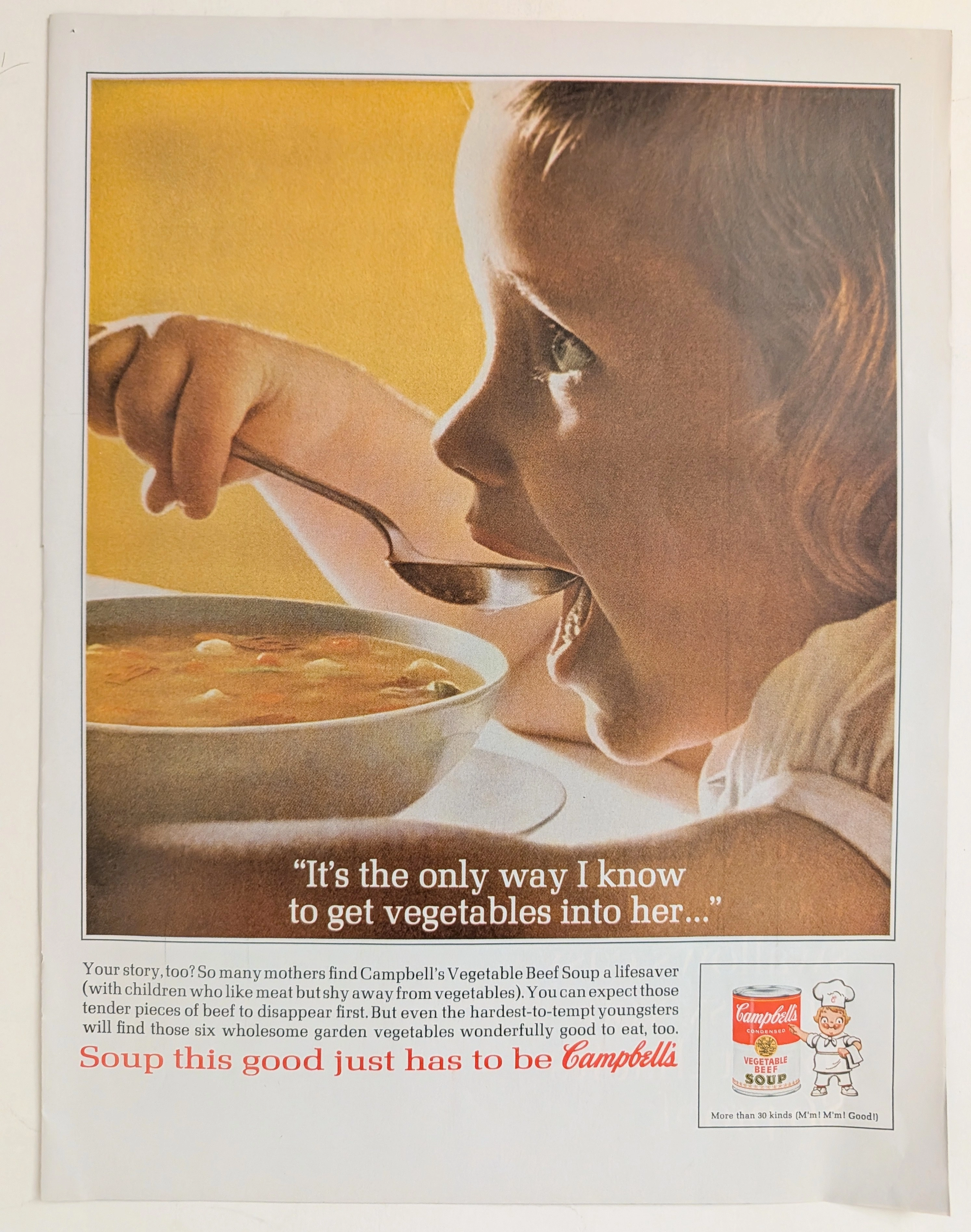 The Time Traveller's Dossier : Campbell's Vegetable Beef - The Industrialization of Maternal Care — The Record Institute Journal