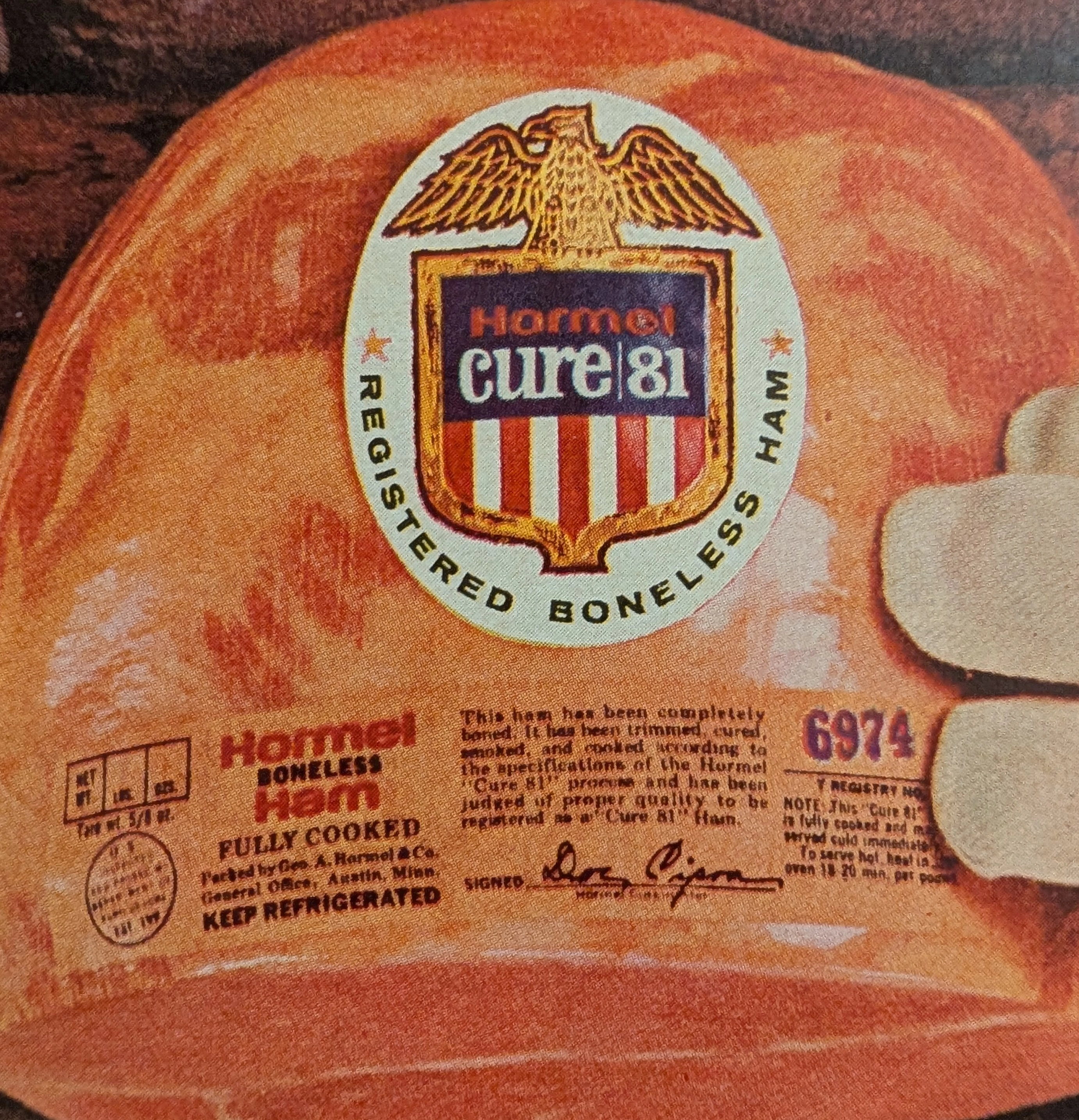 1960s Hormel Cure 81 Registered Ham Vintage Advertisement — Thumbnail 5