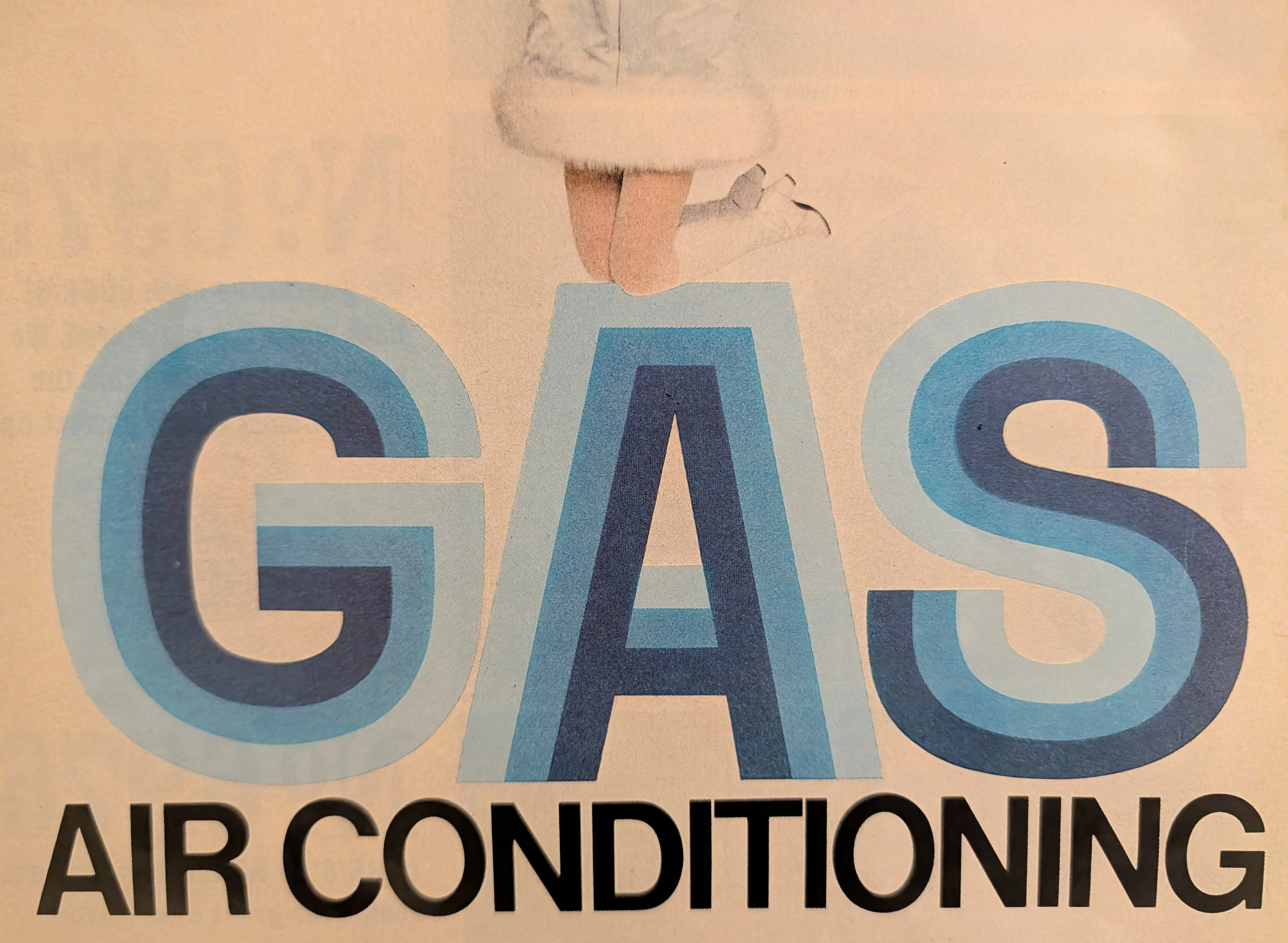 1970 American Gas Association Air Conditioning Vintage Advertisement — Thumbnail 3