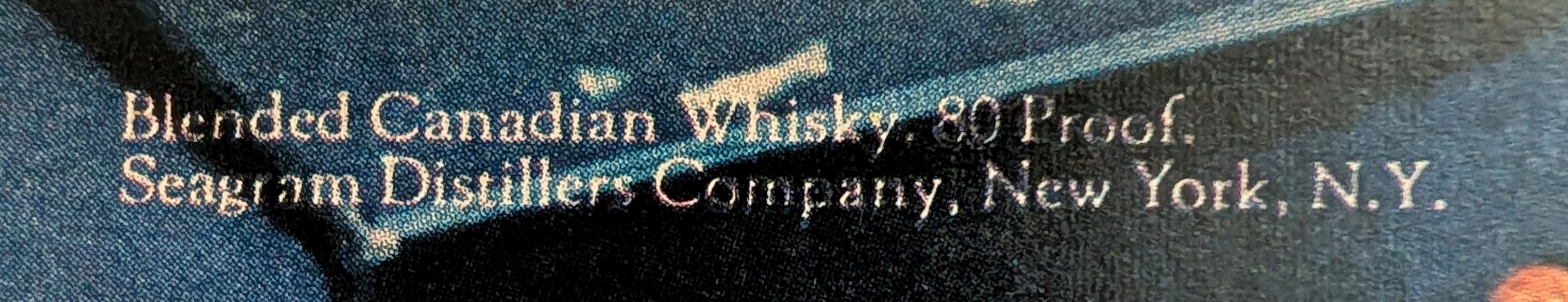 1970s Seagram's Crown Royal Whisky Vintage Advertisement — Thumbnail 2
