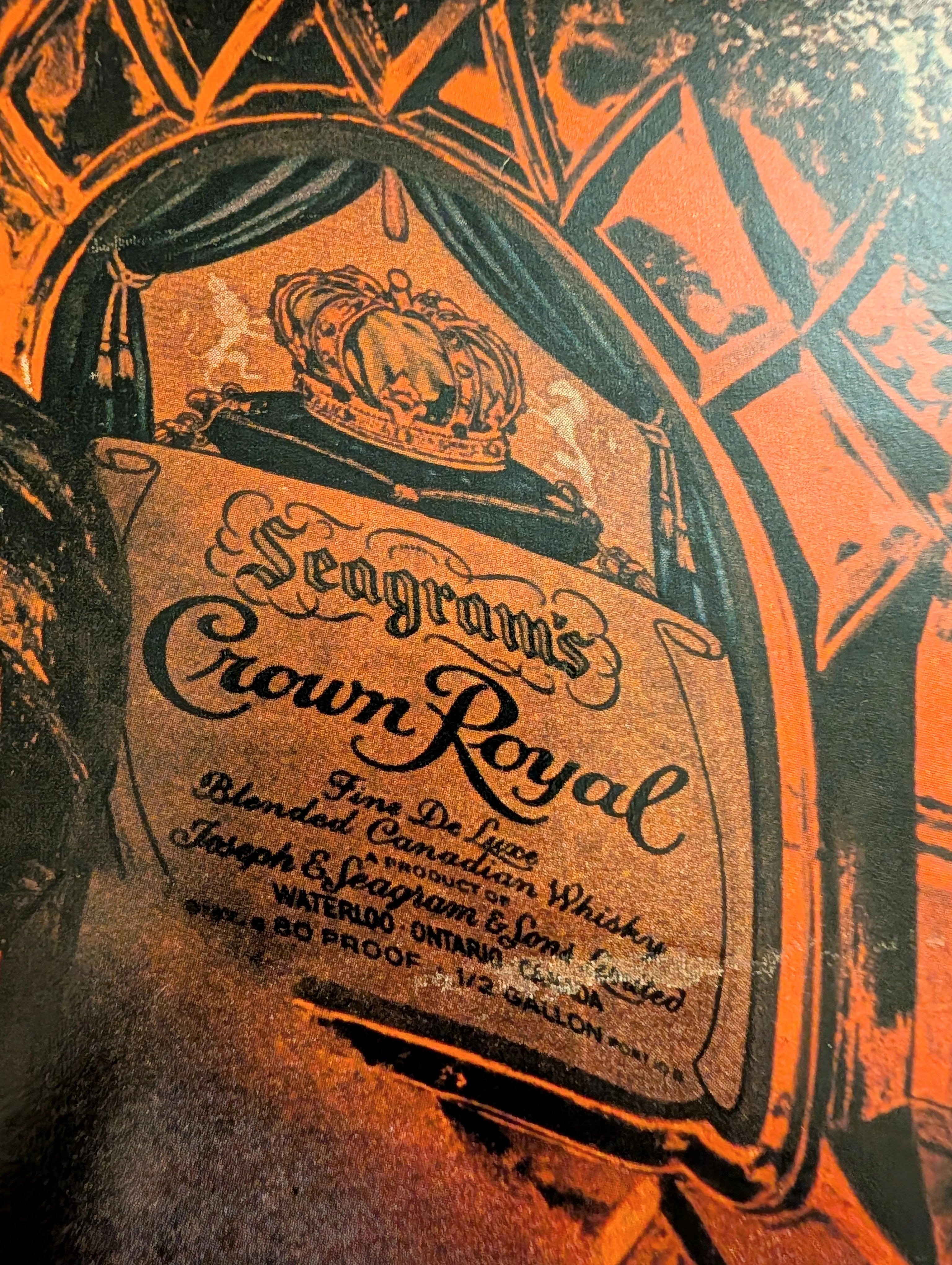 1970s Seagram's Crown Royal Whisky Vintage Advertisement — Thumbnail 4