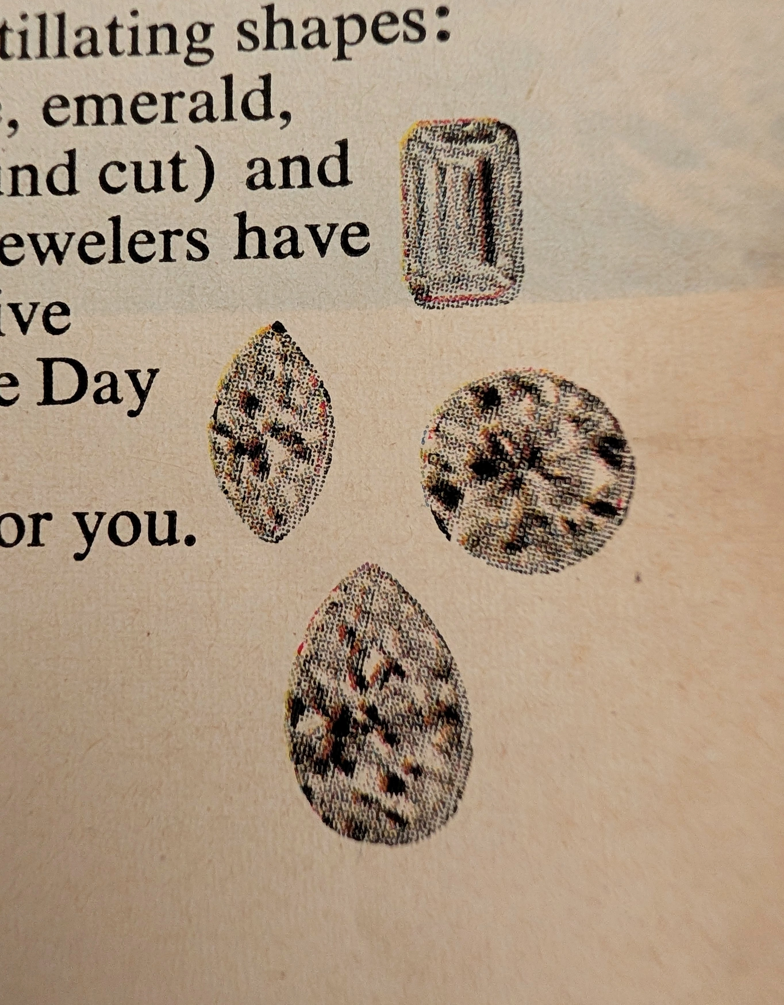 1968 De Beers "Changing World" Portrait-Tableau Vintage Advertisement — Thumbnail 2