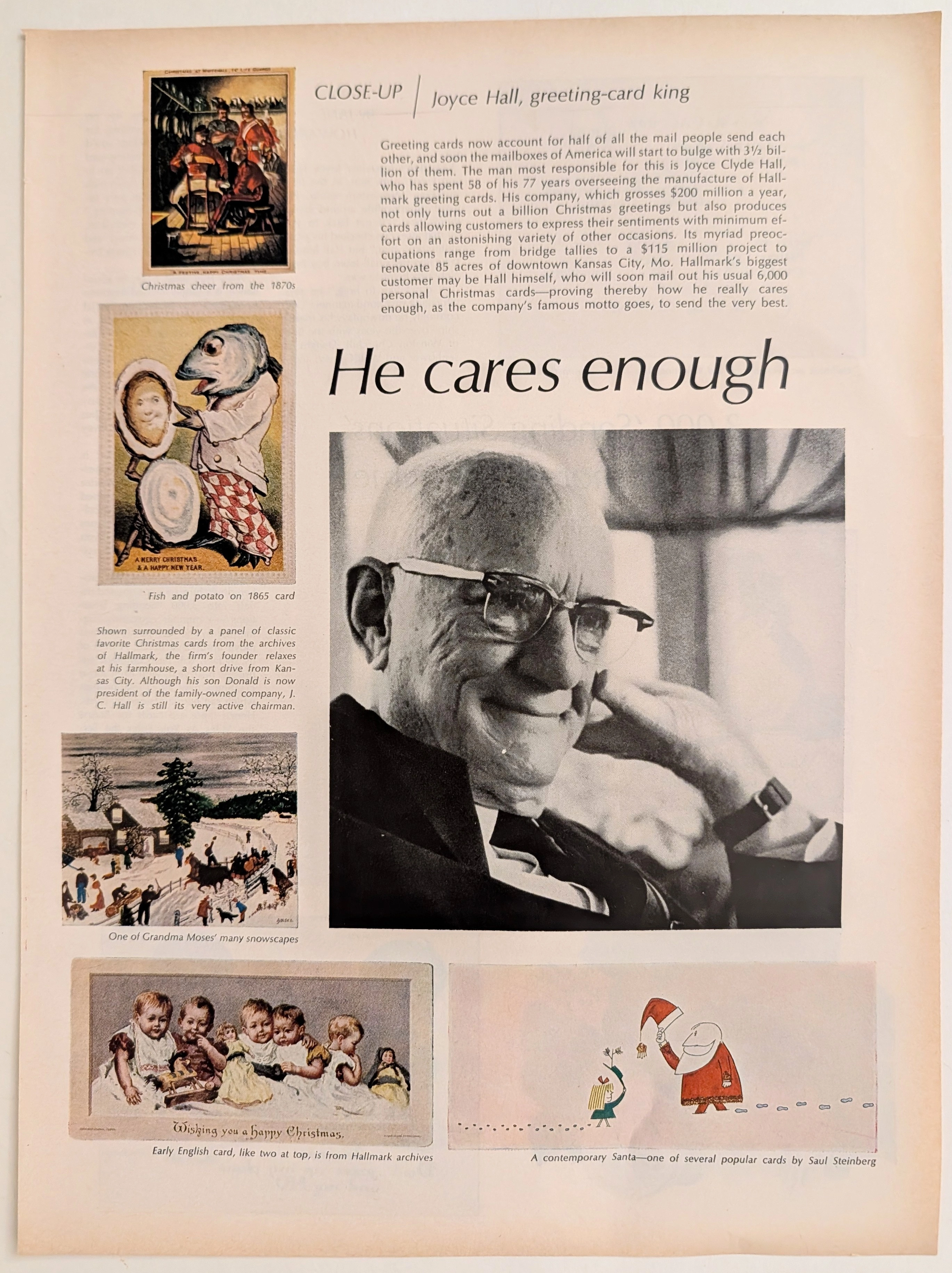 The Time Traveller's Dossier : Joyce Hall & Hallmark - The Industrialization of Empathy — The Record Institute Journal