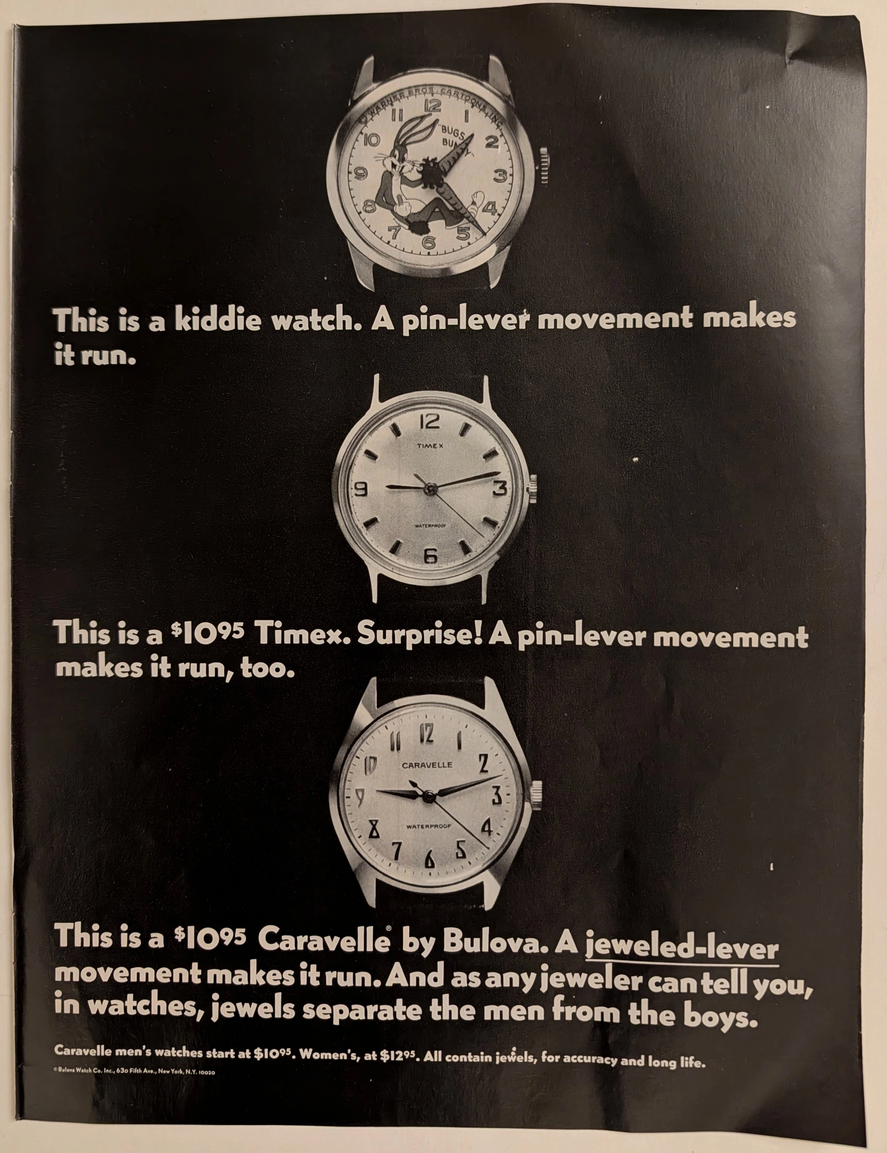 The Time Traveller's Dossier : Caravelle vs Timex - The Jeweled Shift — related article