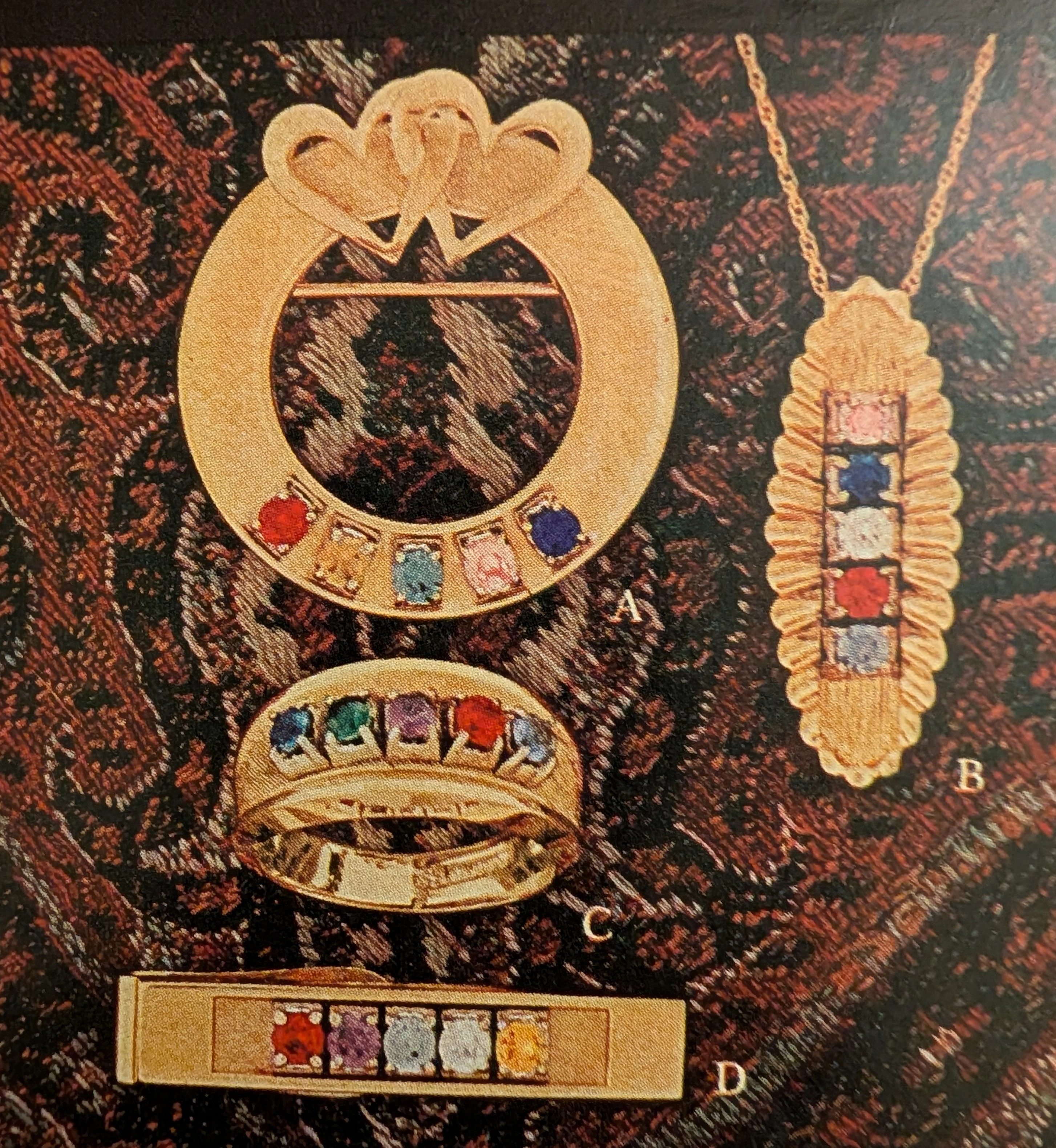 Anuncio Vintage de Joyería Zales Memory Años 1970 — Miniatura 2