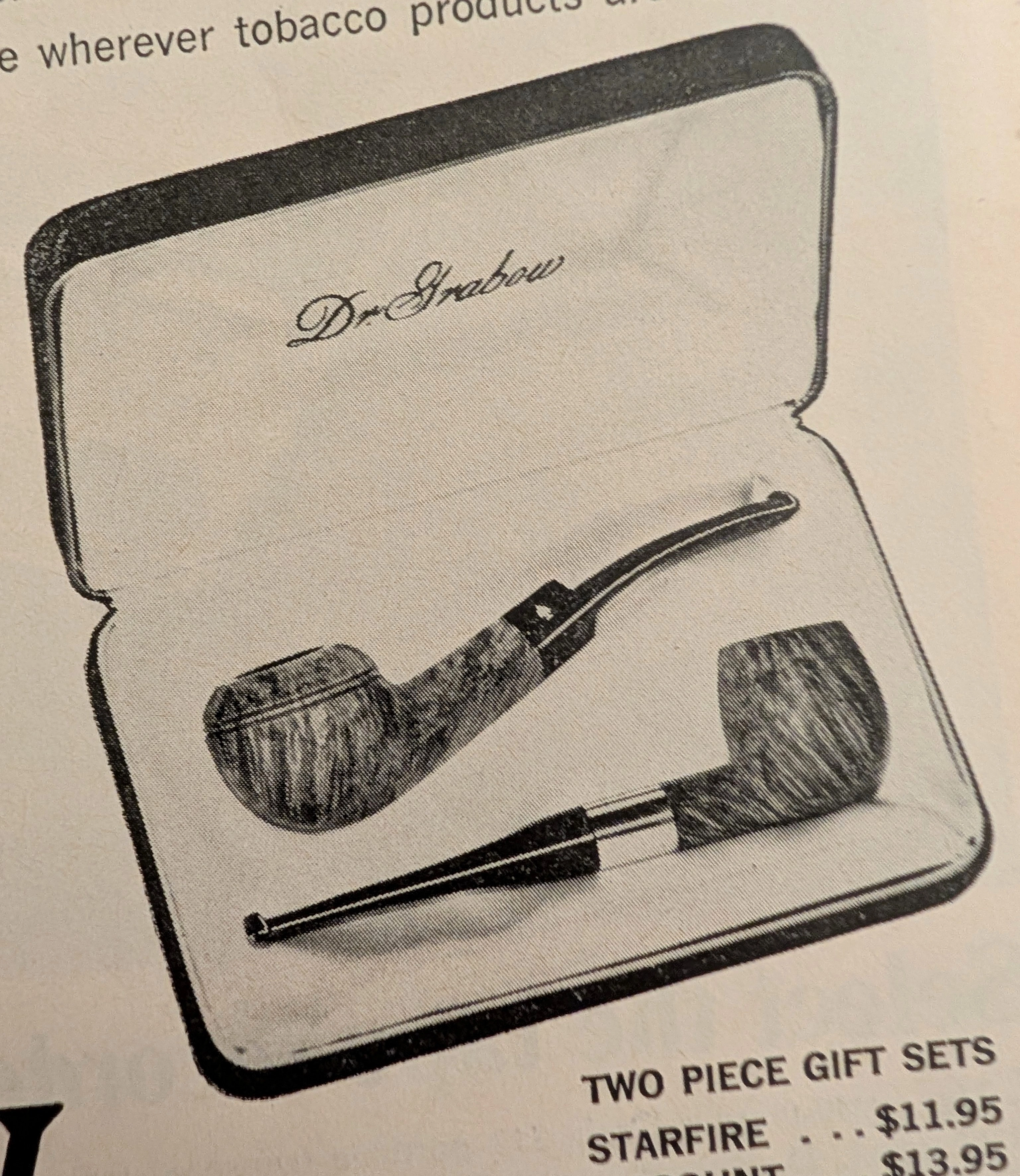 1960년대 닥터 그라보(Dr. Grabow) 파이프 빈티지 광고 — 썸네일 4