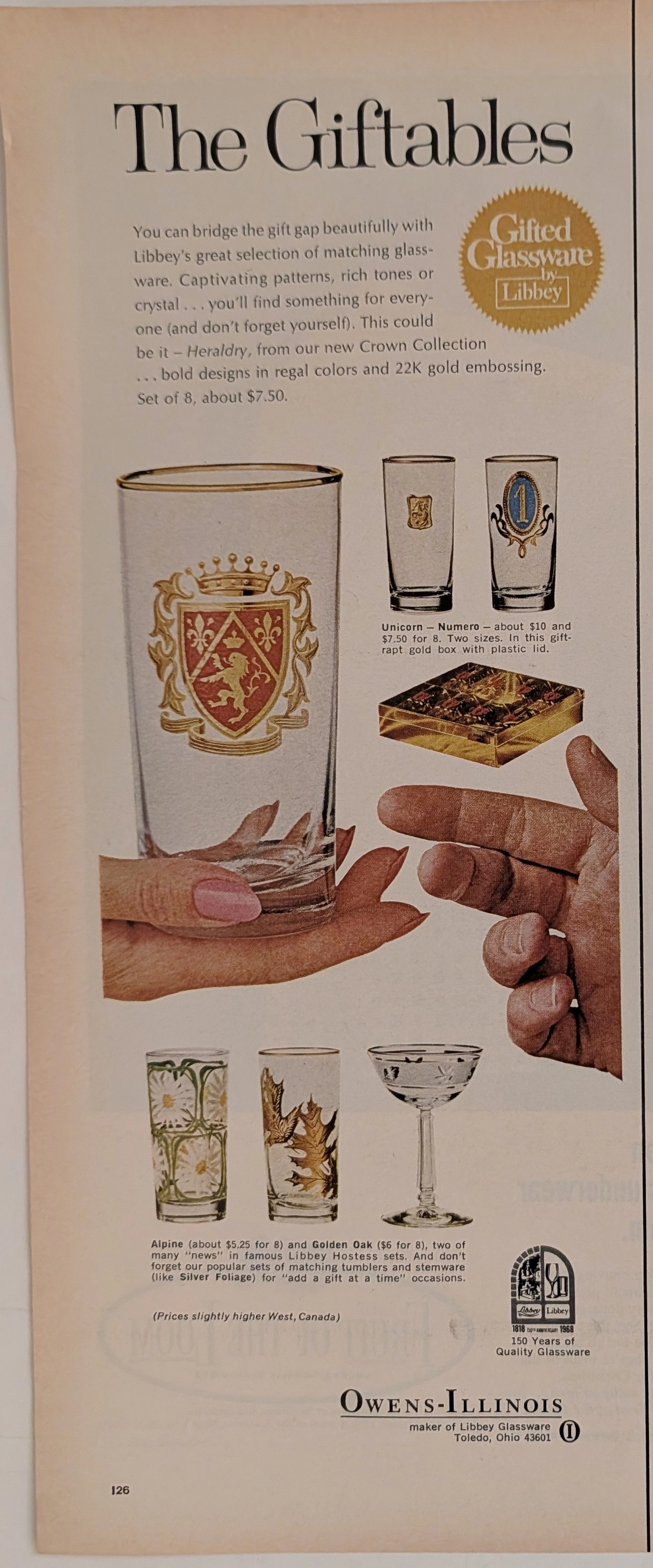 El Dosier del Viajero en el Tiempo : Libbey 1968 - El Cambio Hacia el Lujo — The Record Institute Journal