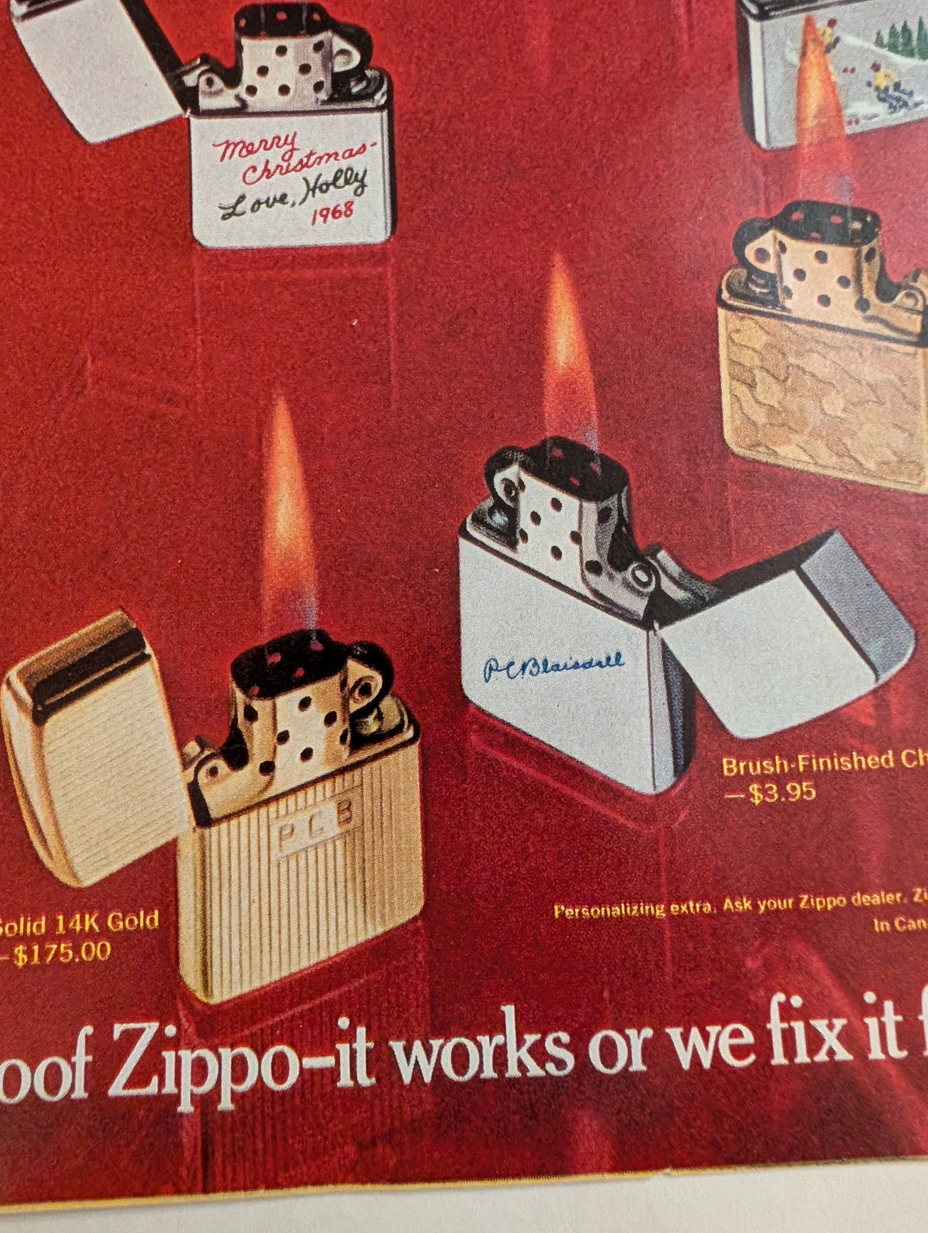 시간 여행자의 기록물 : 1968 지포(Zippo) - 영원한 불꽃 — The Record Institute Journal