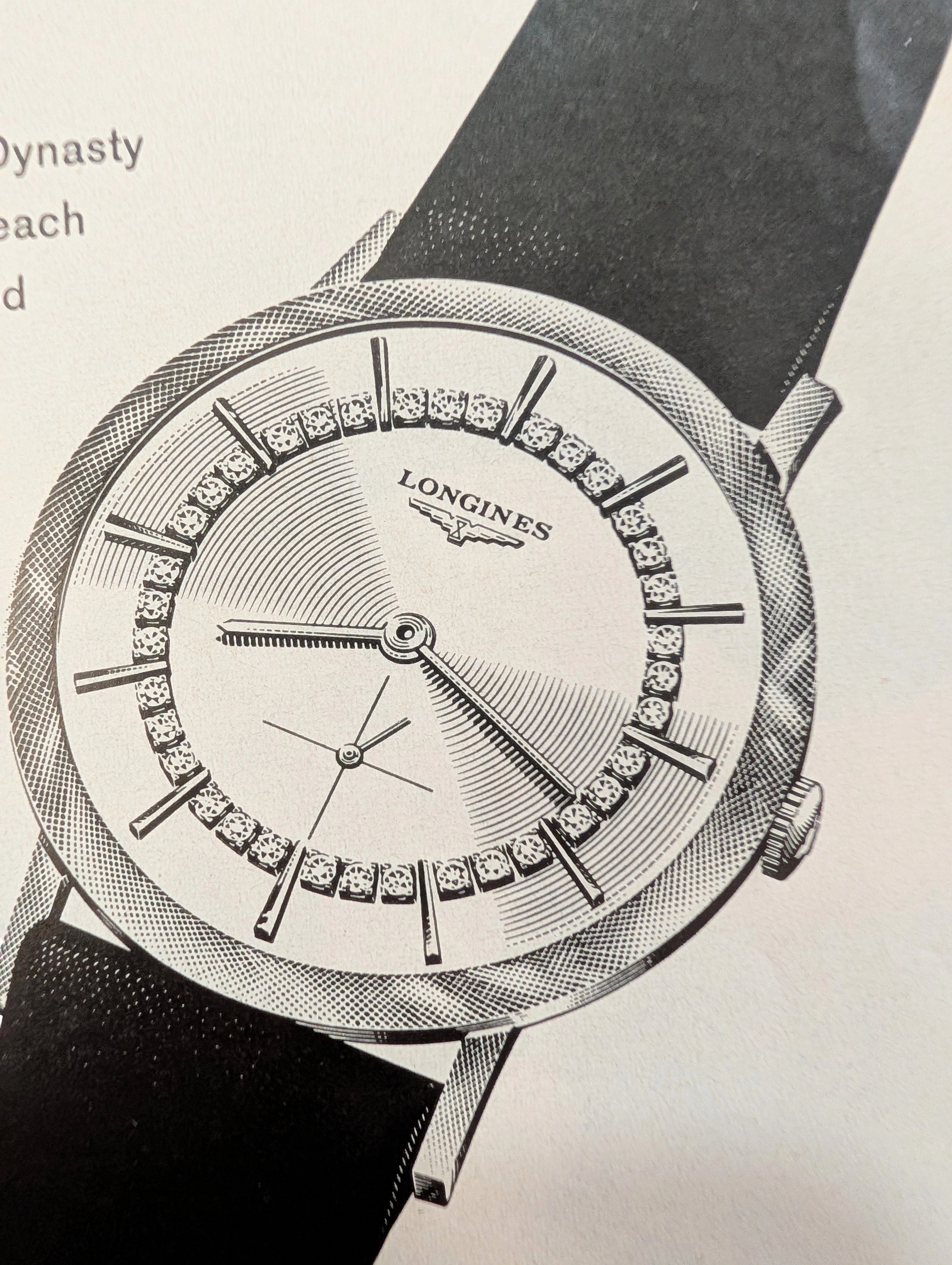 1964 Longines Diamond Dynasty 2776 Vintage Advertisement — Thumbnail 6