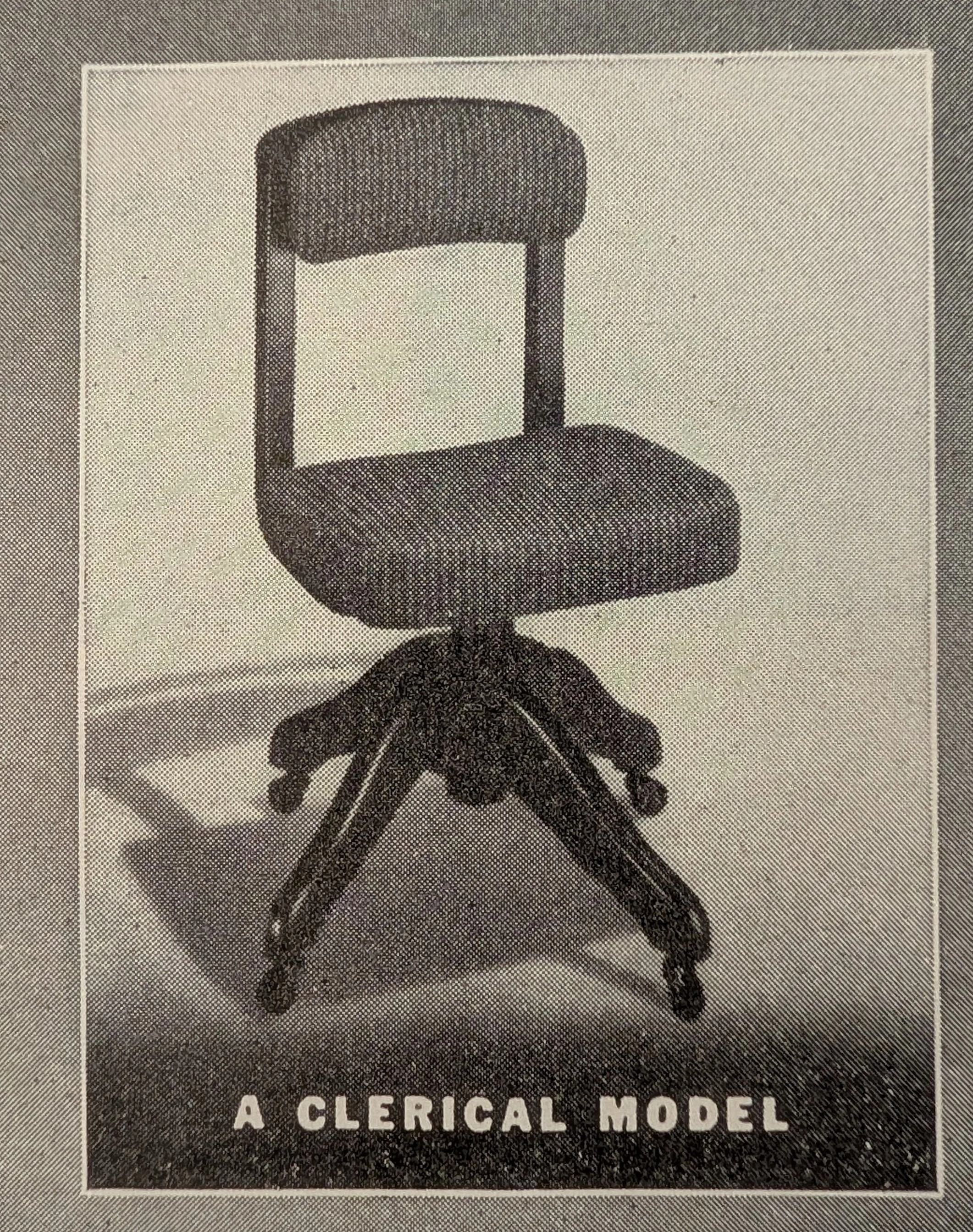 1940s Do/More Seating Service Ergonomic Chair Vintage Advertisement — Thumbnail 3
