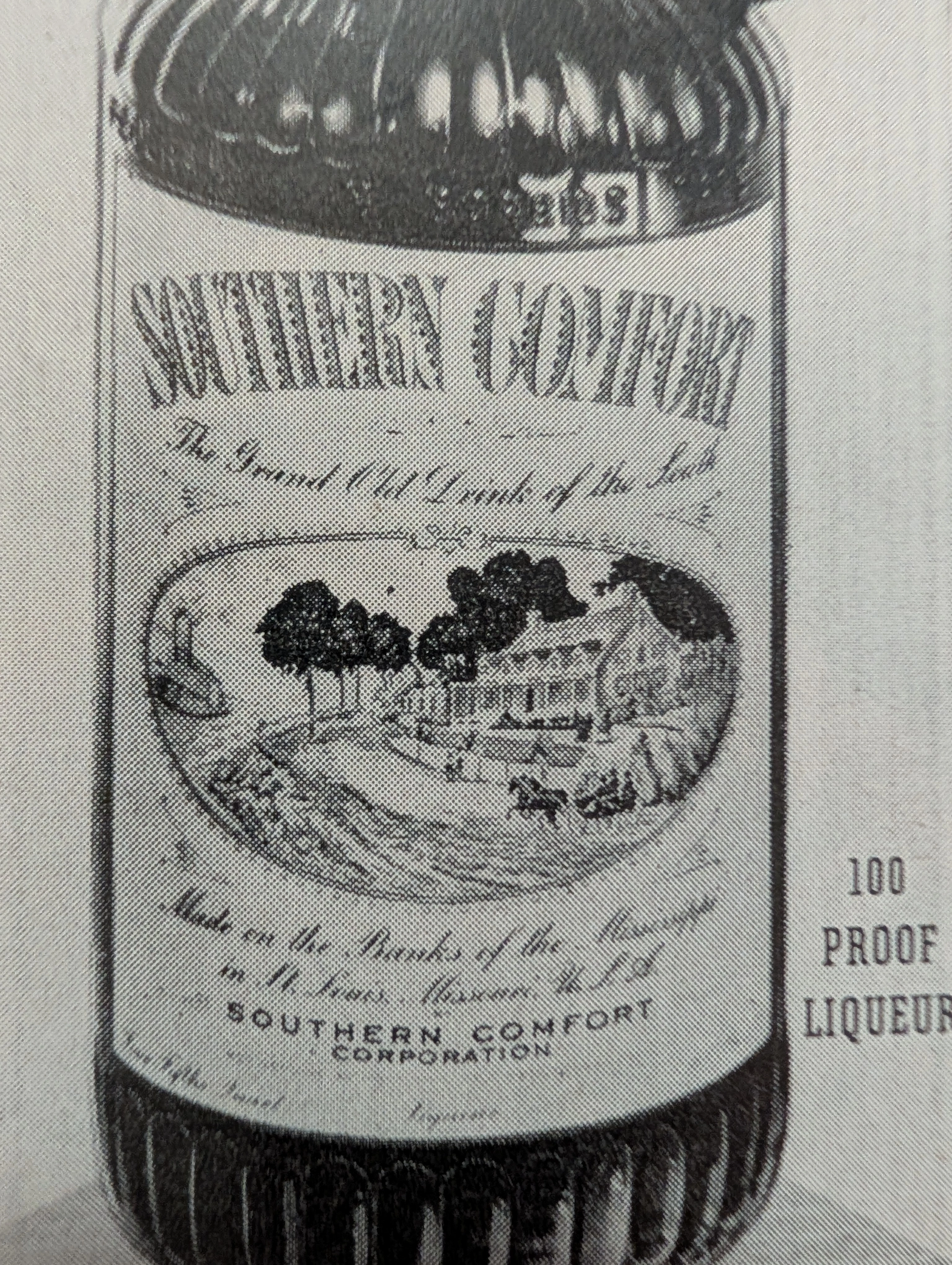 1950s Southern Comfort 100 Proof Liqueur Vintage Advertisement — Thumbnail 4