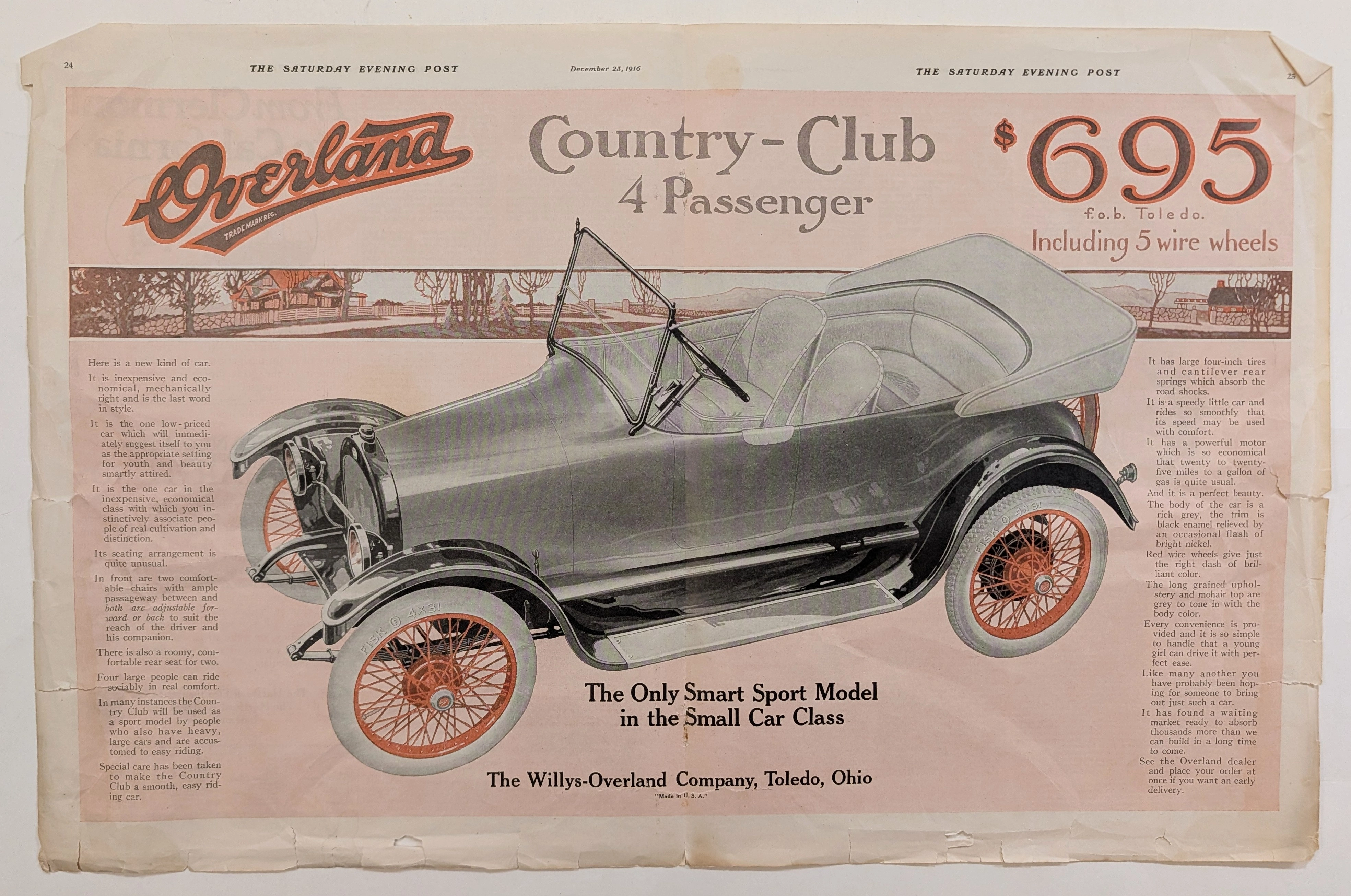 The Time Traveller's Dossier : 1916 Willys-Overland - The Democratization of Leisure — The Record Institute Journal