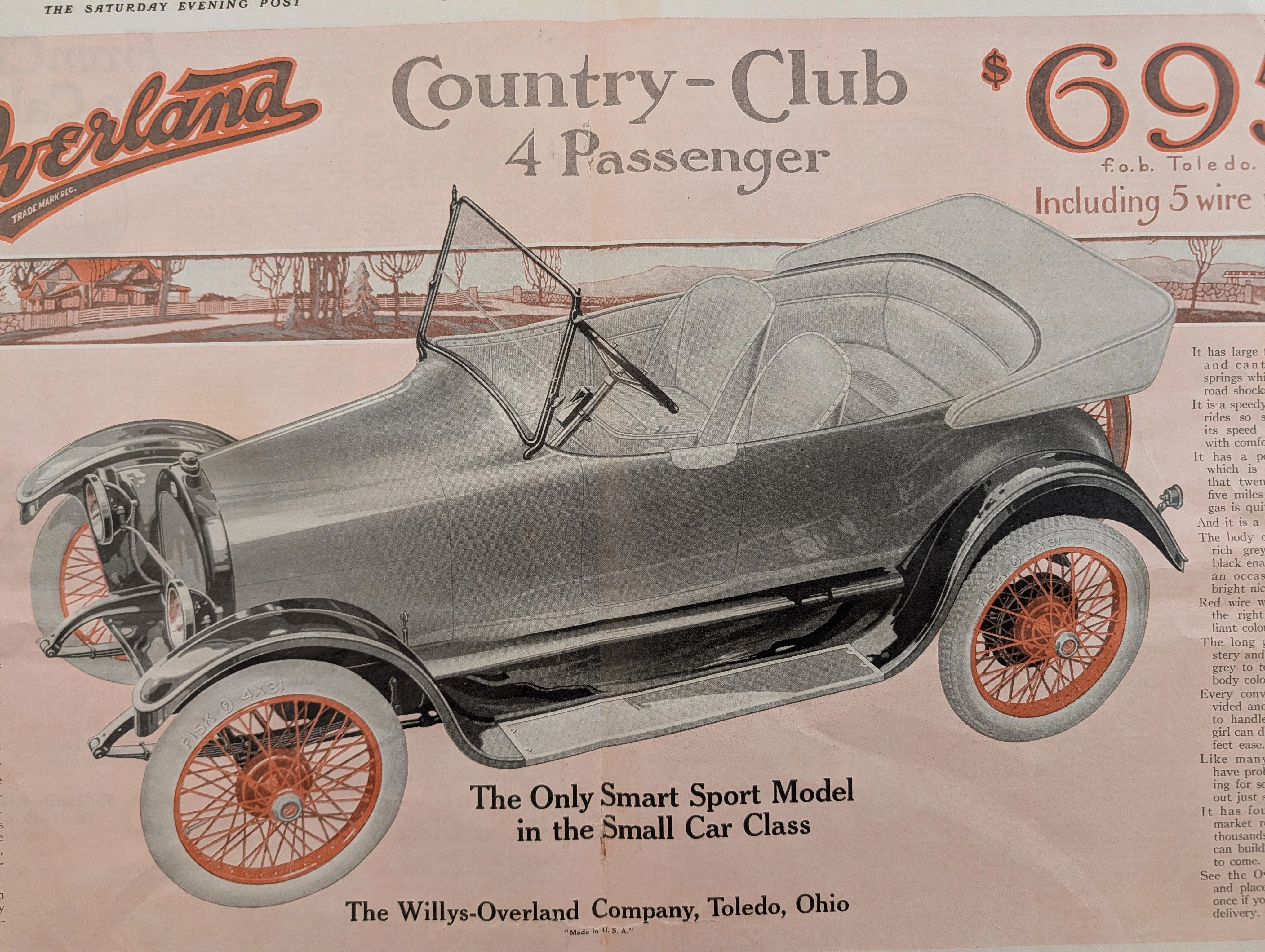 The Time Traveller's Dossier : 1916 Willys-Overland - The Democratization of Leisure — The Record Institute Journal