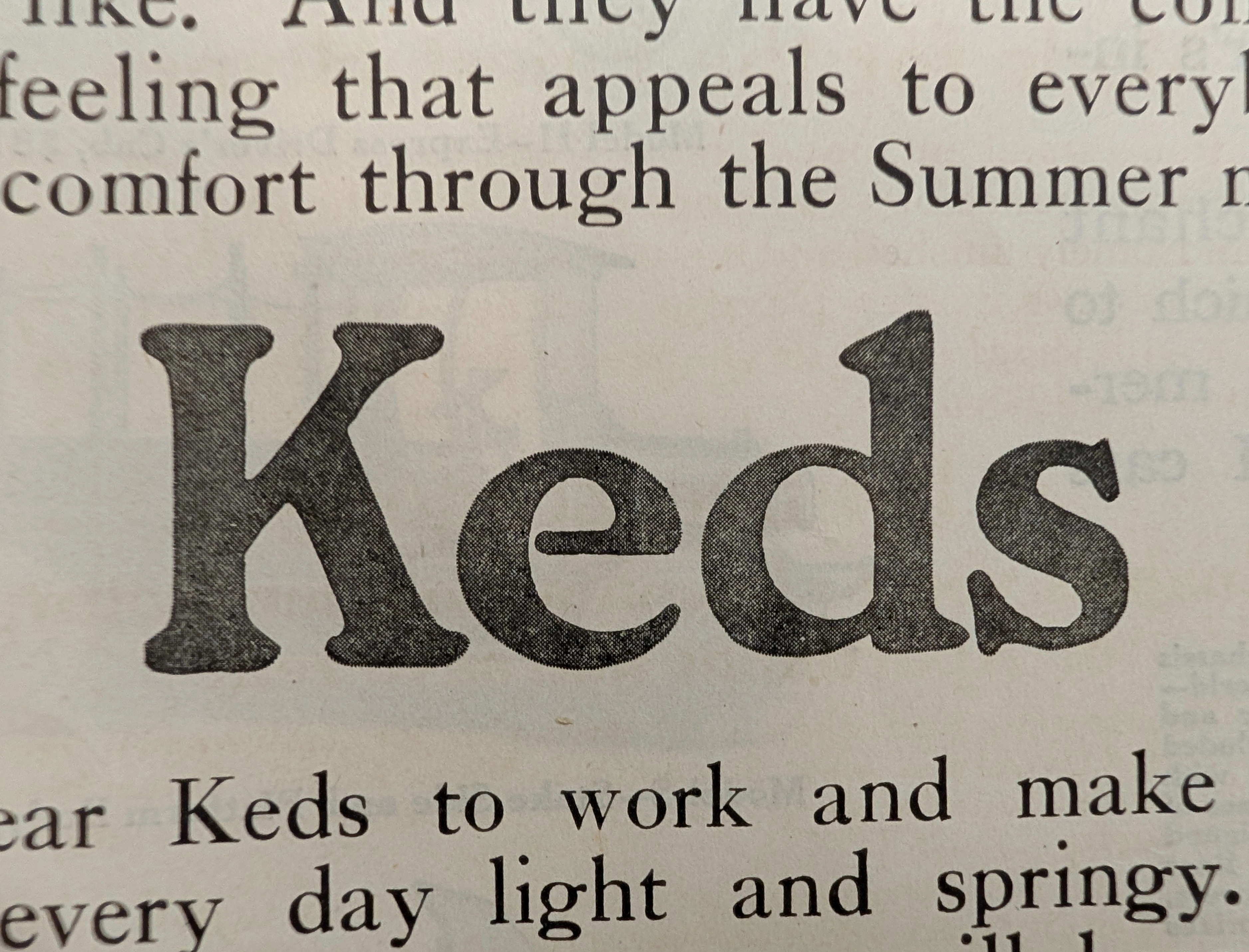 1917 Keds Canvas Footwear Vintage Advertisement — Thumbnail 6