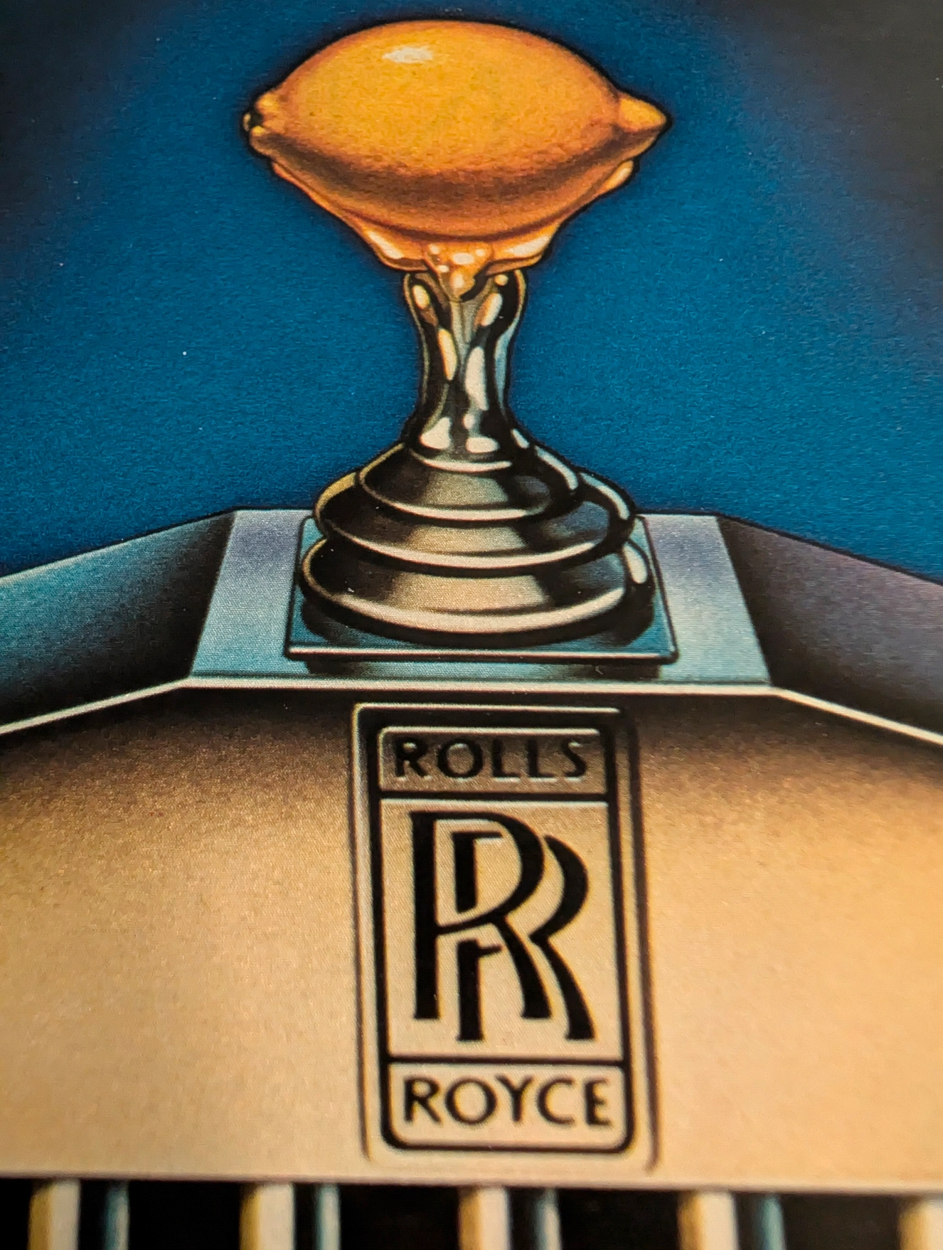 "Me and My Shadow" Rolls-Royce Satirical Illustration — Thumbnail 2