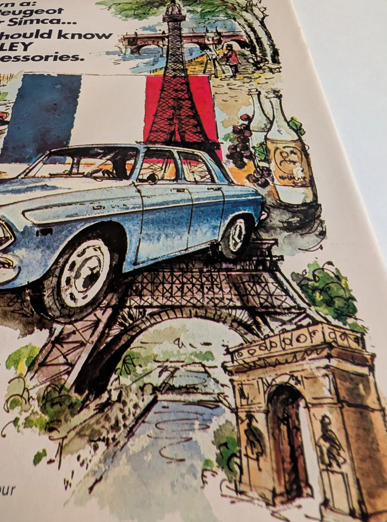 Vintage Beck/Arnley Ad: Classic French Car Parts Art | The Record — サムネイル 3