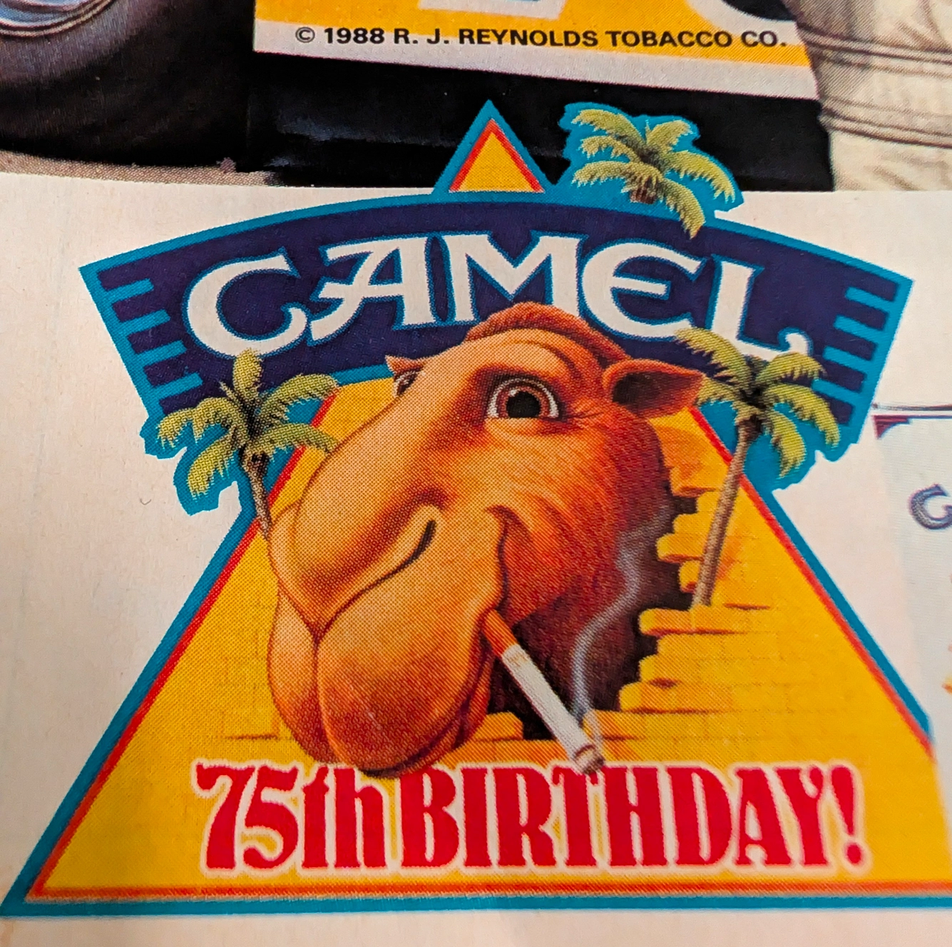 Vintage 1988 Camel Ad: Joe Camel Art & Motorsports | The Record — Miniatura 2