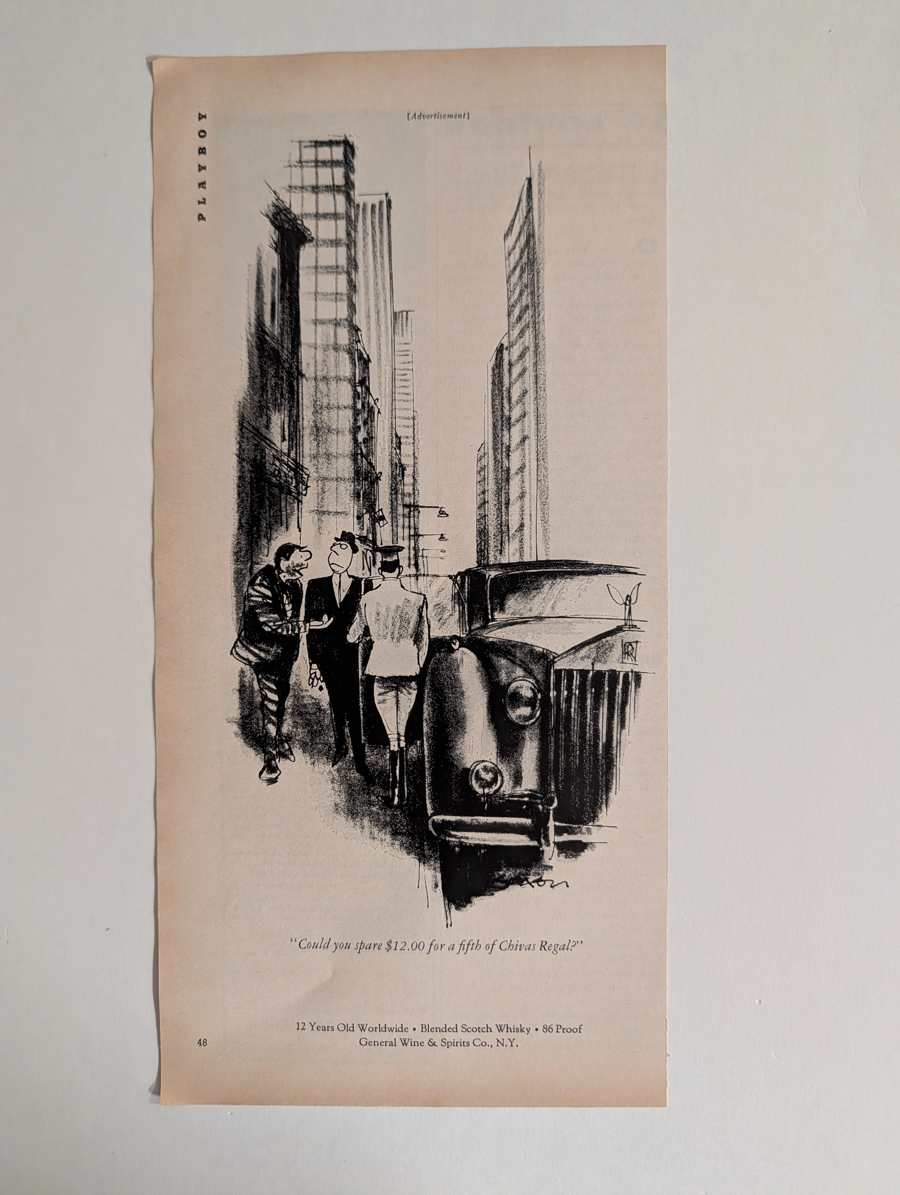 ヴィンテージ シーバスリーガル x チャールズ・サクソン広告：消えゆくプレイボーイ誌の芸術 | The Record — detail 2