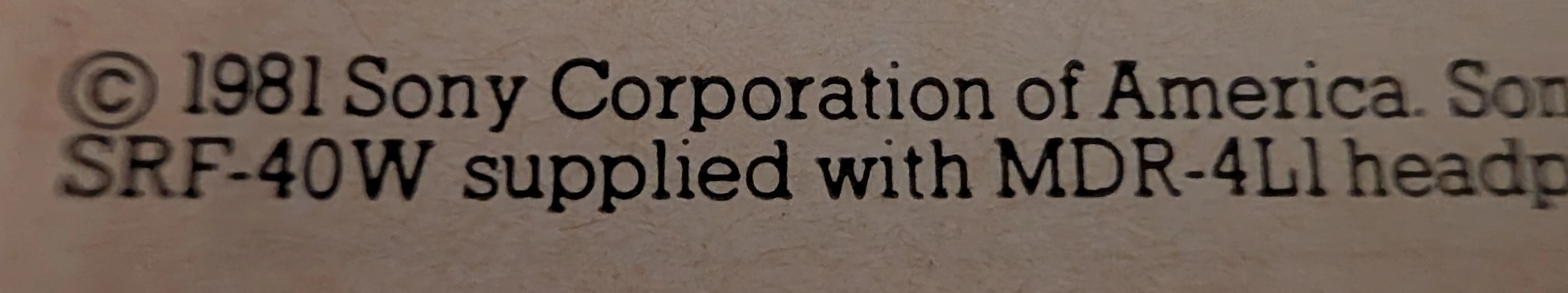 Vintage 1981 Sony Walkman Ad: Portable Audio Legend | The Record — Thumbnail 3