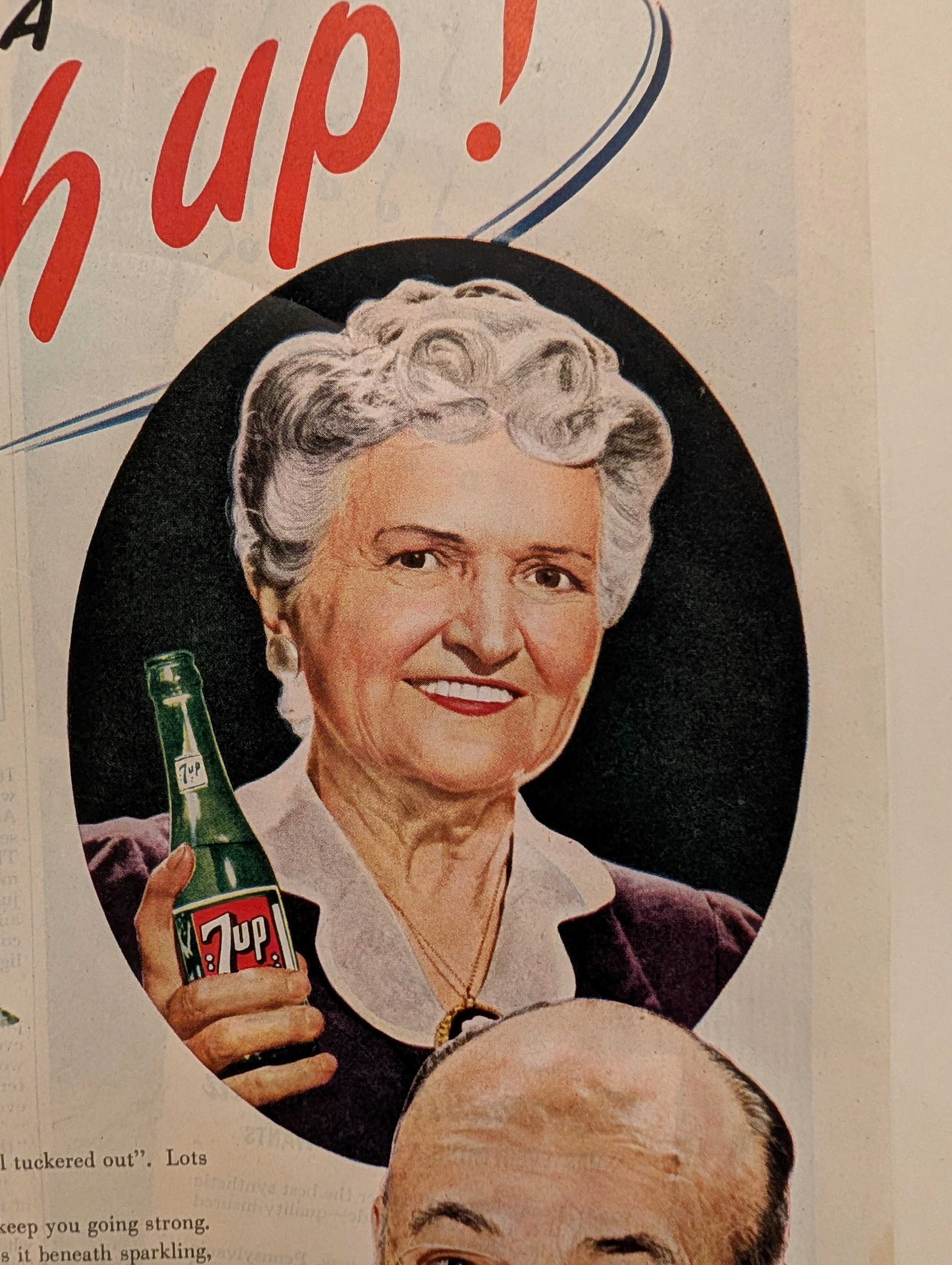 ヴィンテージ 1944 7-Up 広告 | 第二次世界大戦 メモラビリア | レアリティA — detail 3