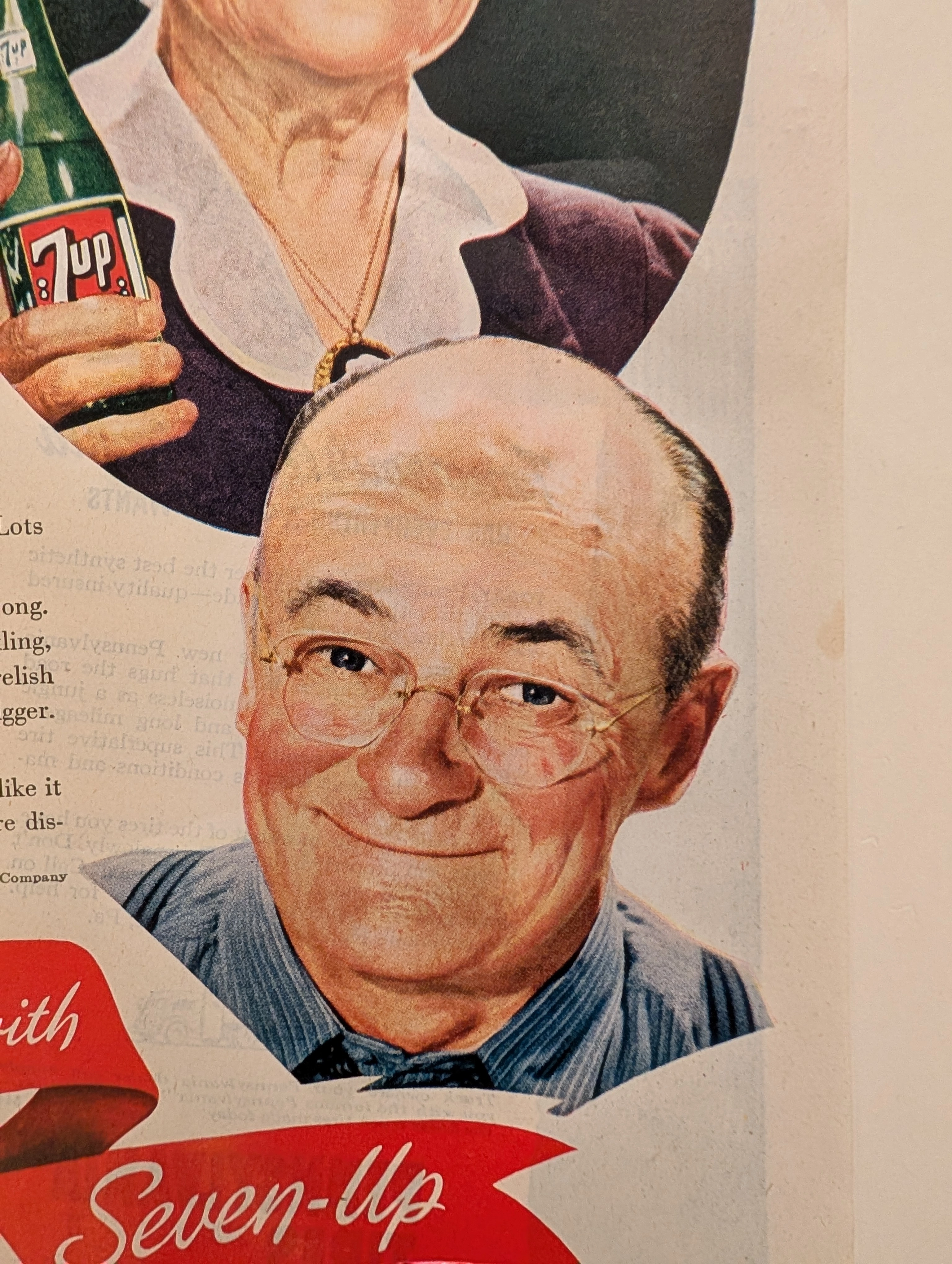 ヴィンテージ 1944 7-Up 広告 | 第二次世界大戦 メモラビリア | レアリティA — detail 4