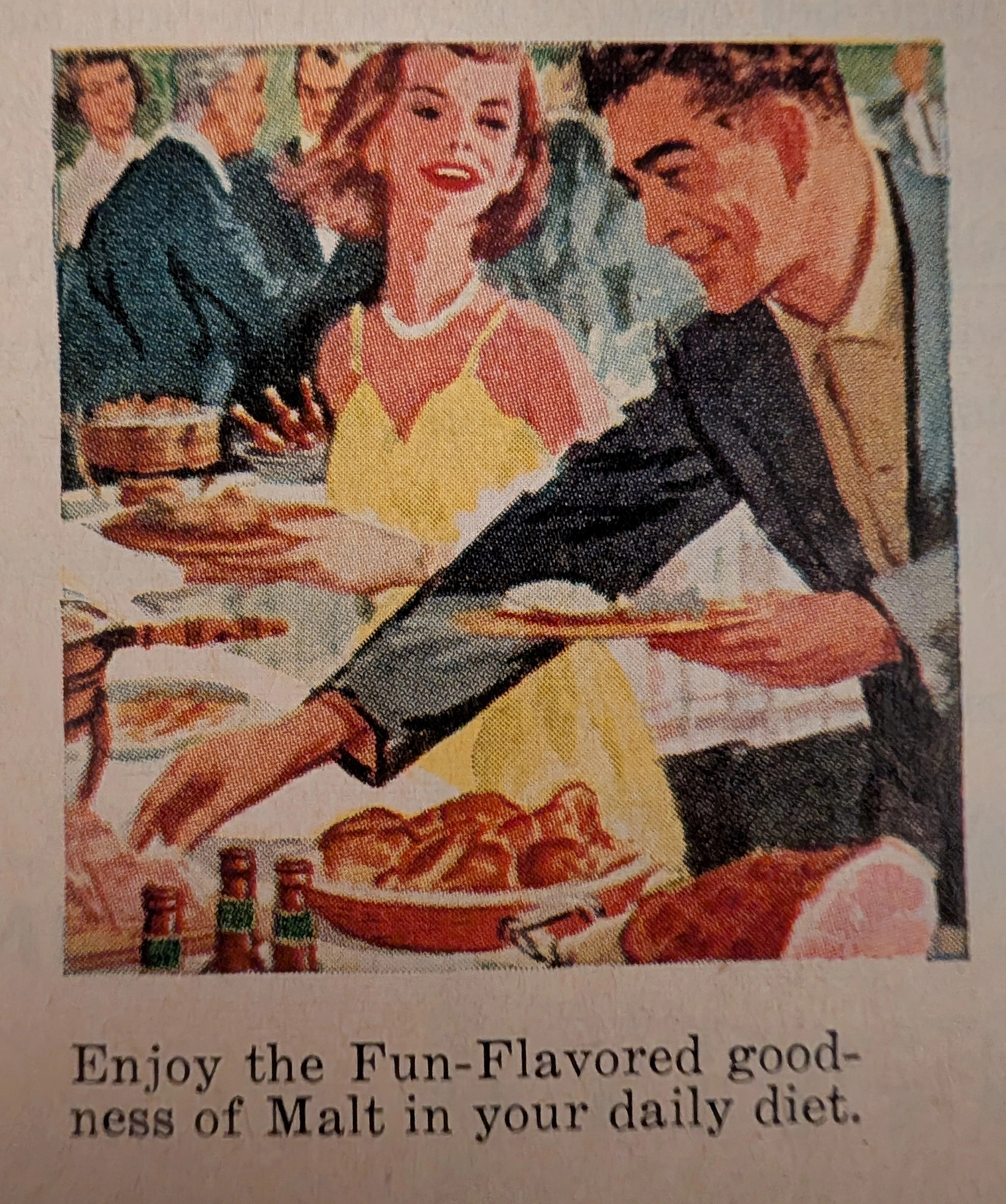The Time Traveller's Dossier: How a 1959 Beer Ad Turned Alcohol into "Health Food" – Publicité du Barley and Malt Institute de 1959 — detail 3