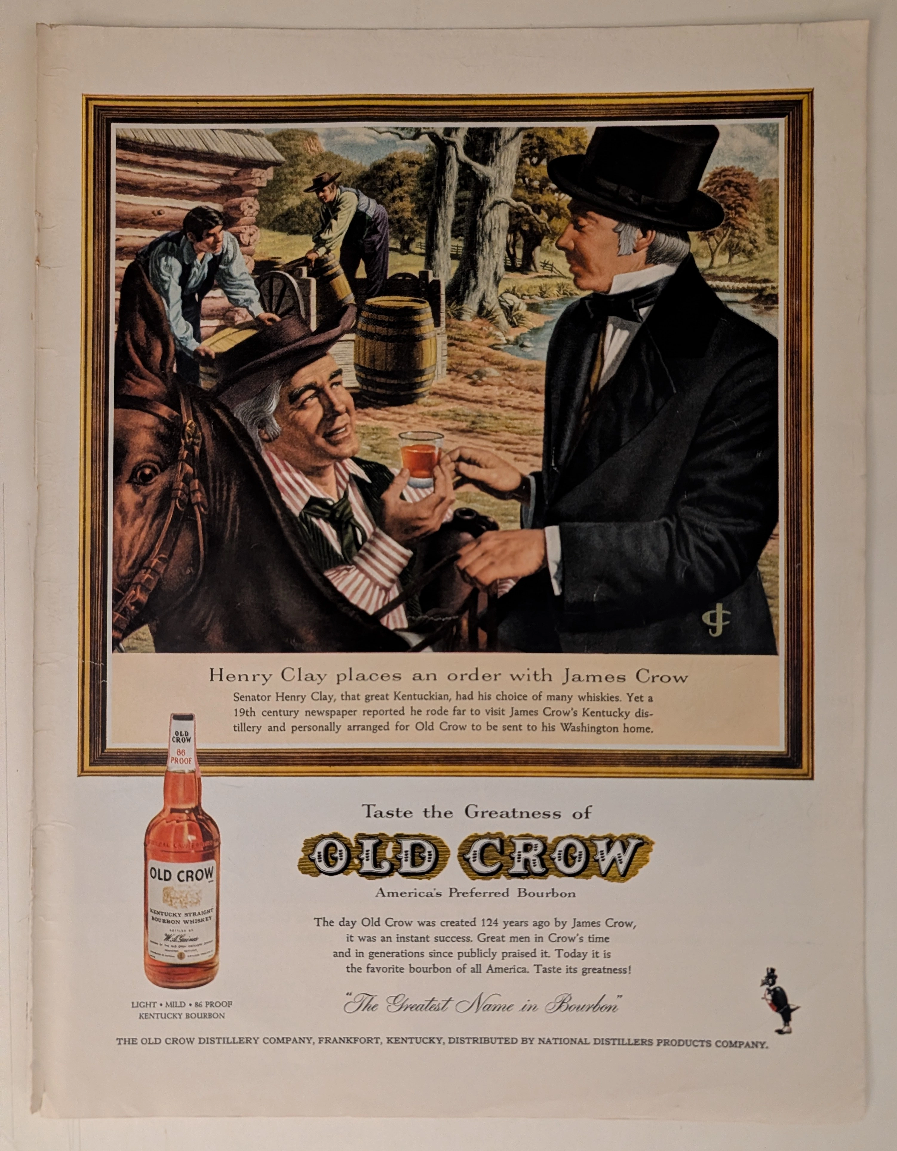 THE TIME TRAVELER'S DOSSIER: OLD CROW - THE MYTHOLOGY OF AMERICAN BOURBON — The Record Institute Journal