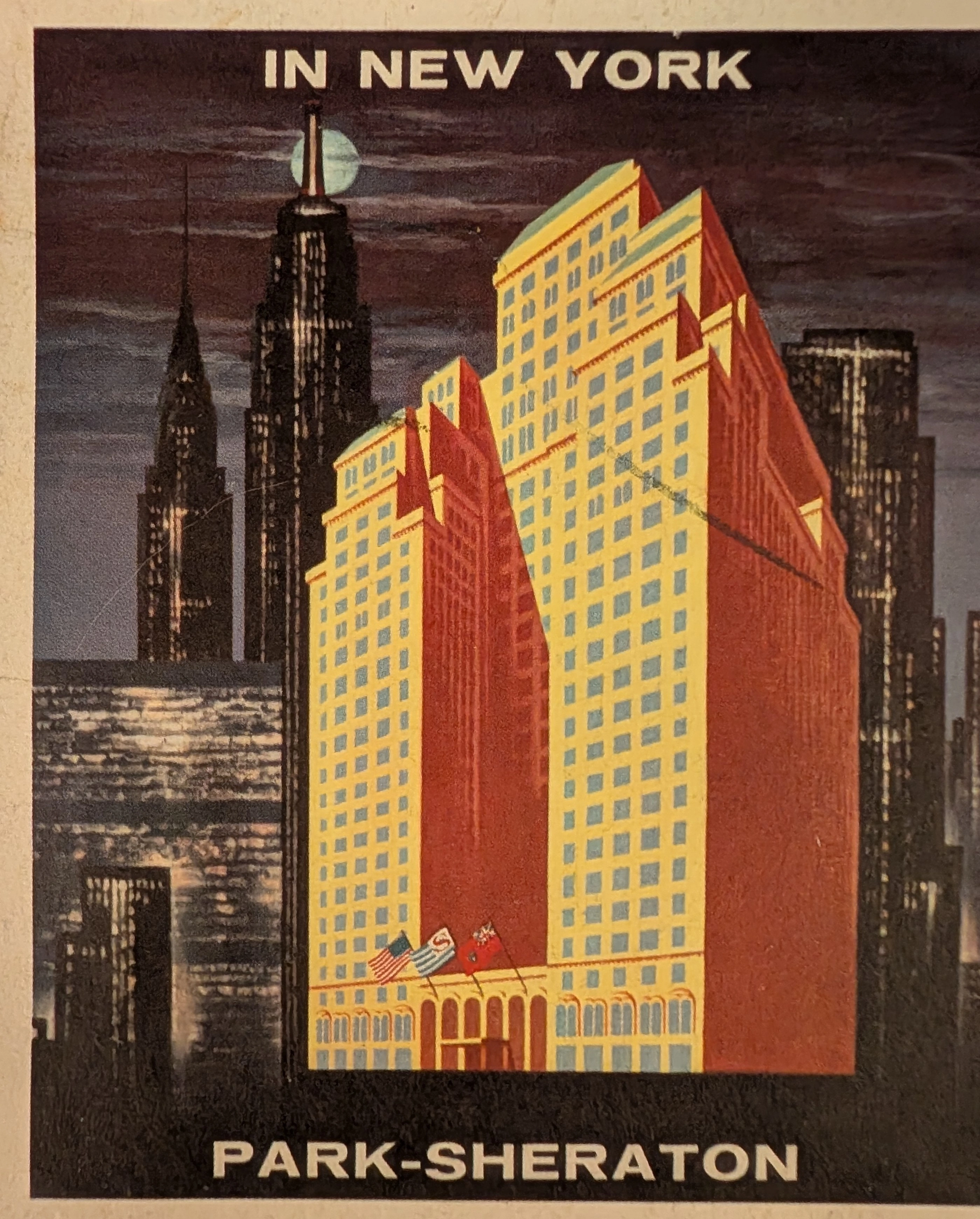 1959 Sheraton Hotels "Businessmen's Favorites" Vintage Advertisement — Thumbnail 2